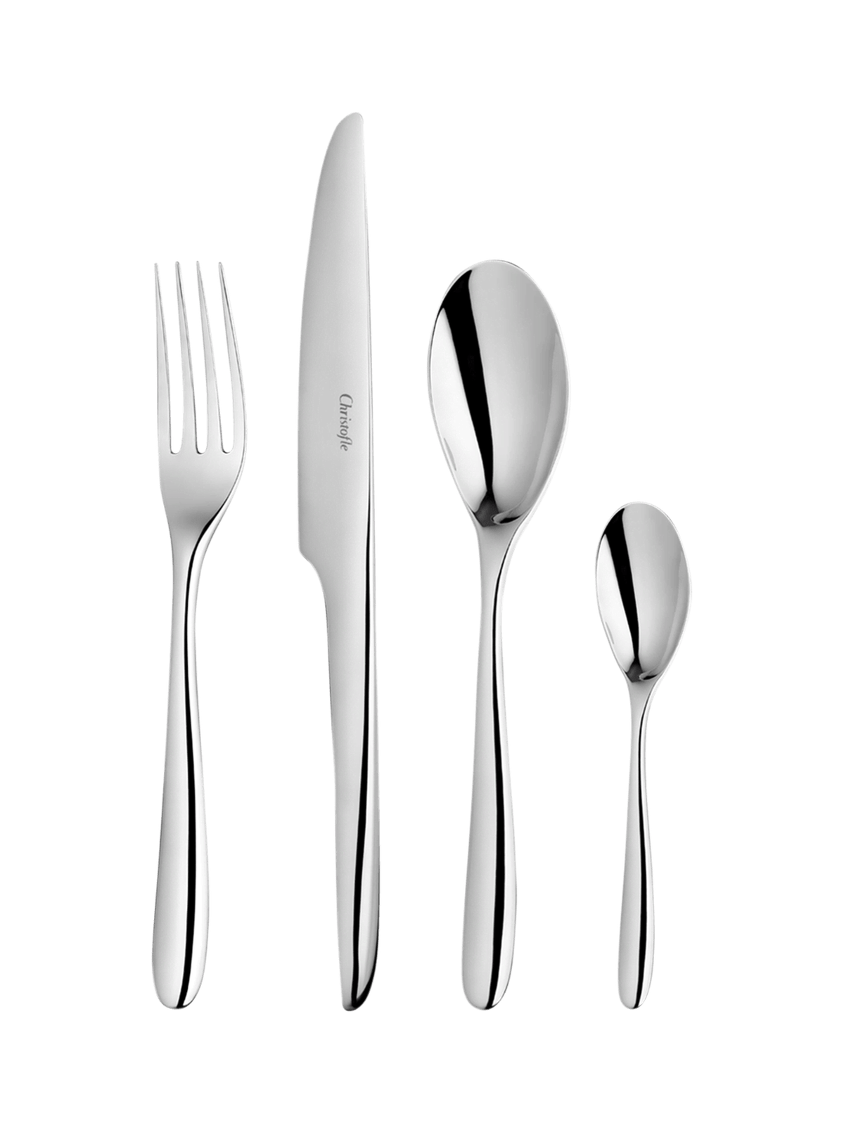 Столовый набор из нержавеющей стали, 24 предмета, с футляром — L'Âme de Christofle