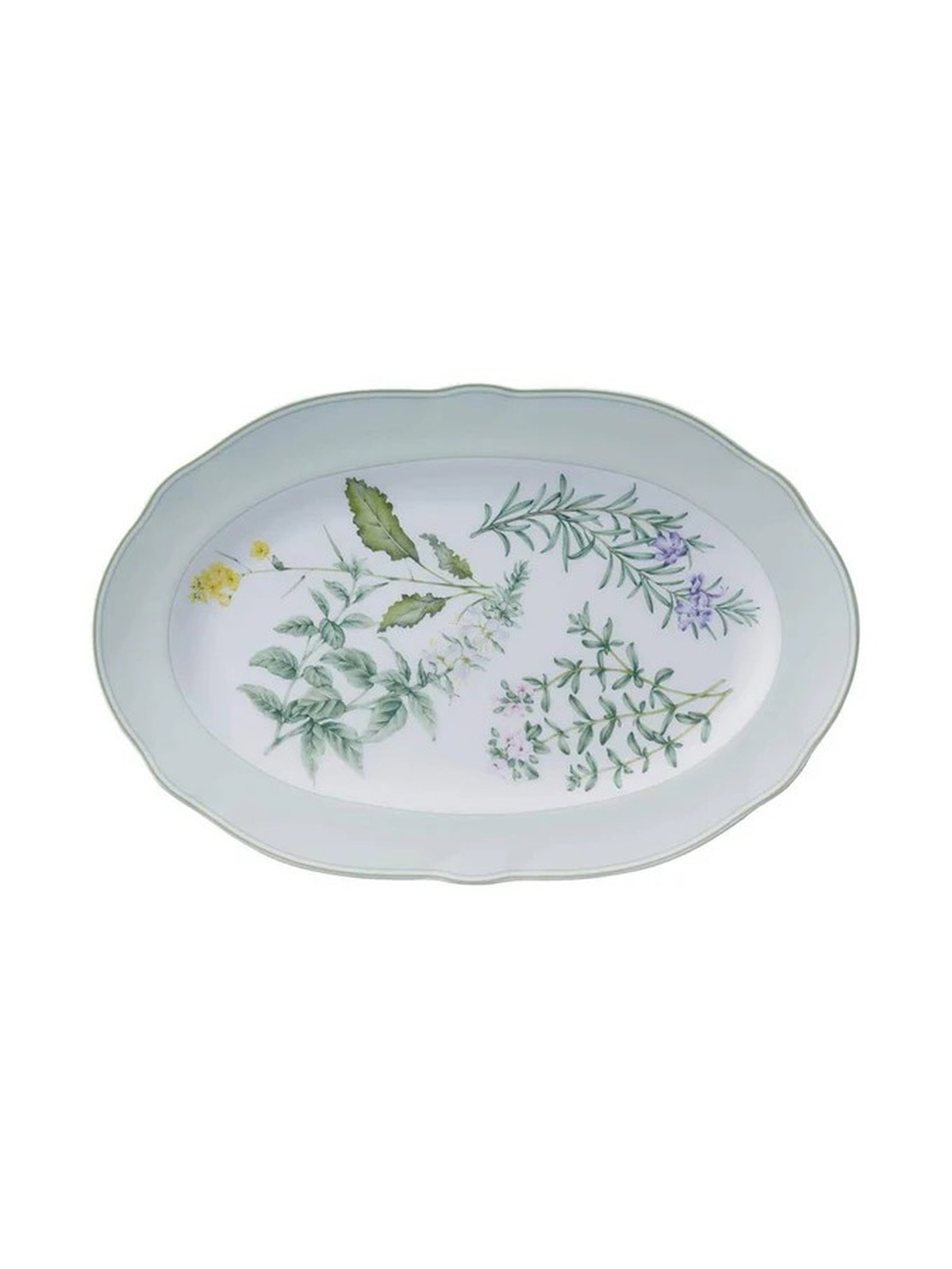 English Herbs — овальное блюдо, 36 см