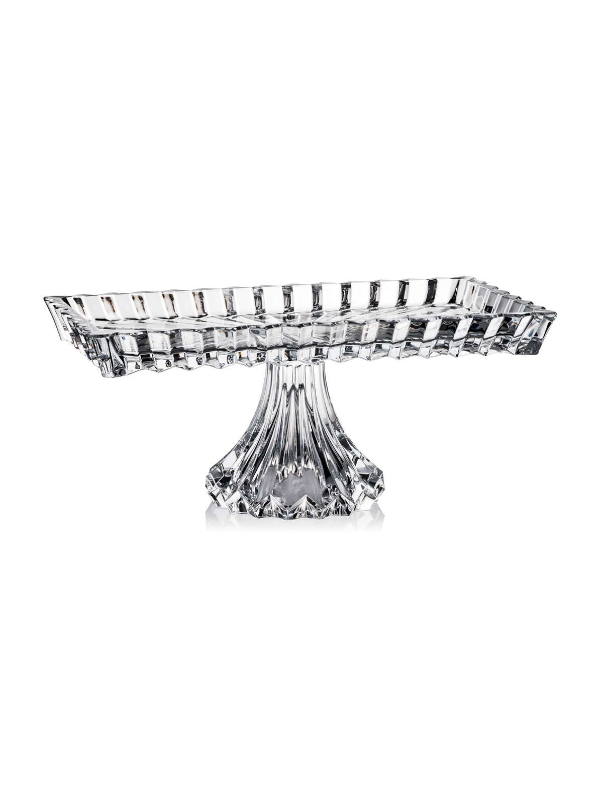 Crown Jewel — прямоугольное блюдо на ножке, 35 × 19 см