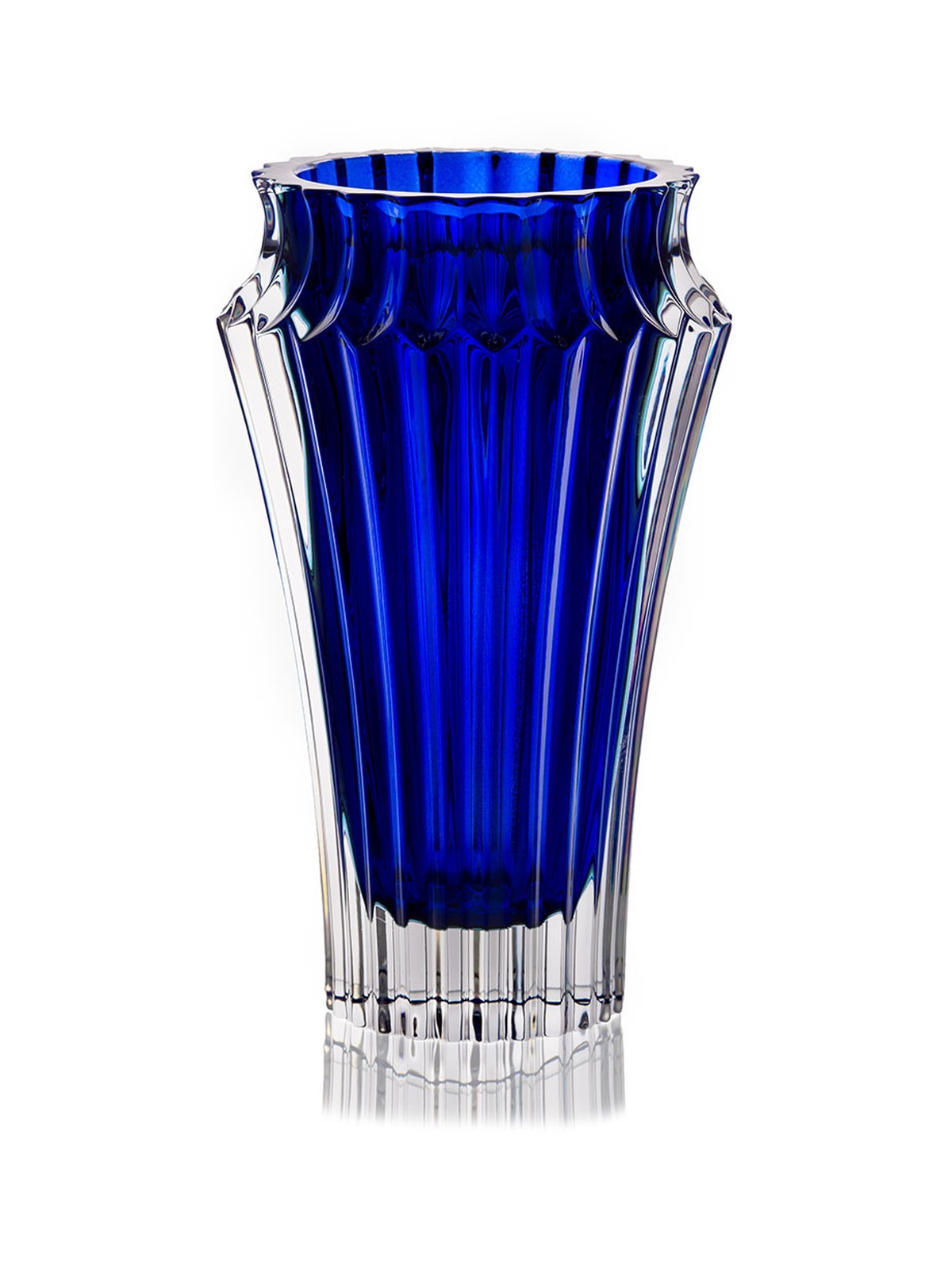 Crown Jewel Vase, 25 cm, Blue
