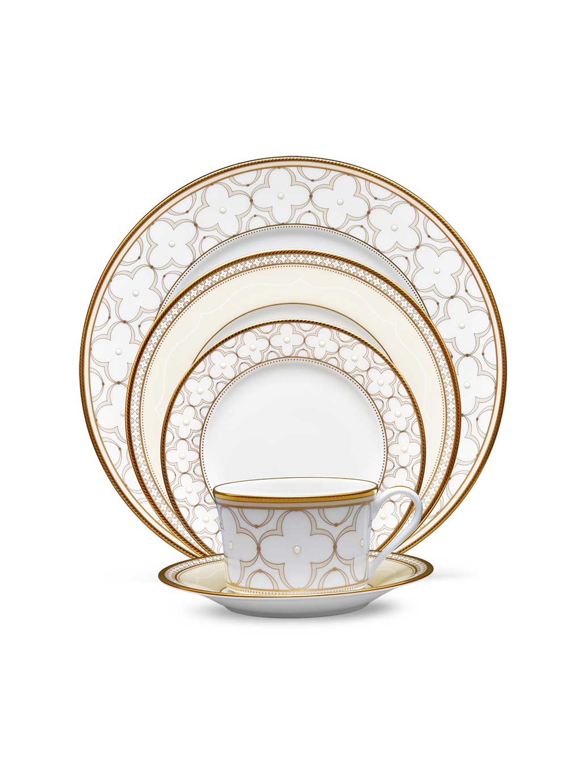 Trefolio Gold — столовый набор, 5 предметов