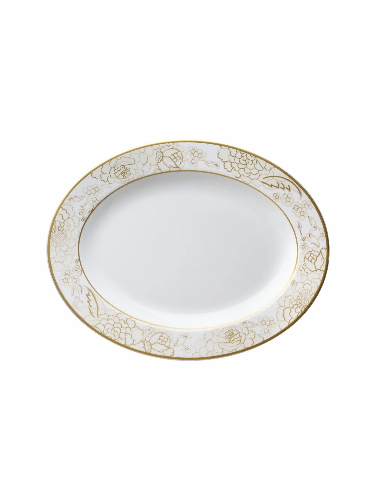 Blooming Roses — Овальное блюдо