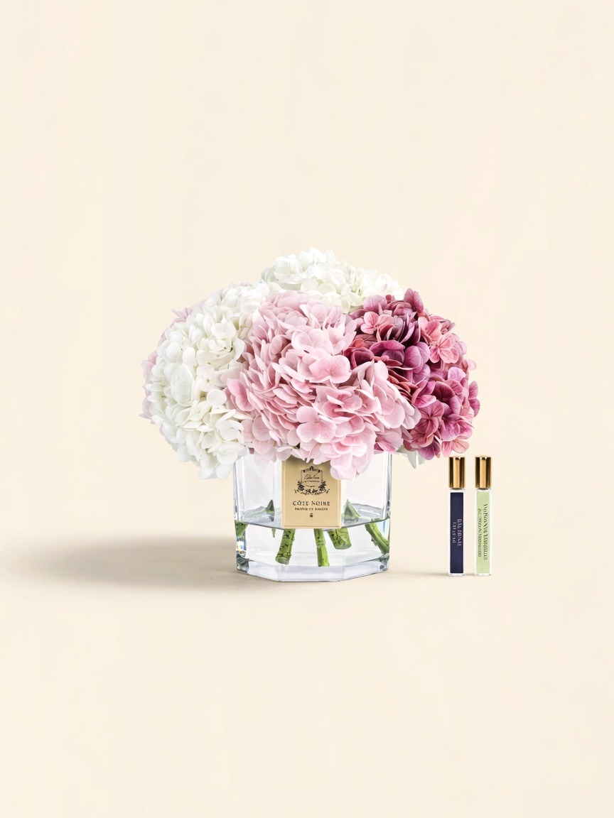 Hydrangea — классический букет, розовые оттенки