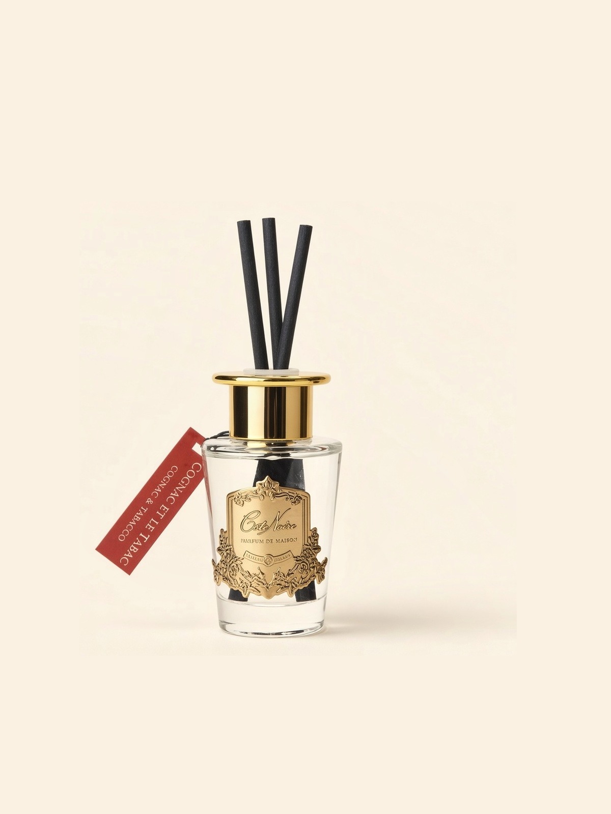 Diffusers — диффузор 90 мл, золотая эмблема, Cognac & Tobacco
