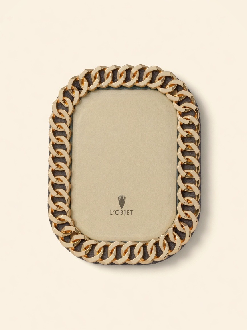 Cuban Link — Frame for 8×10 Photo, Gold