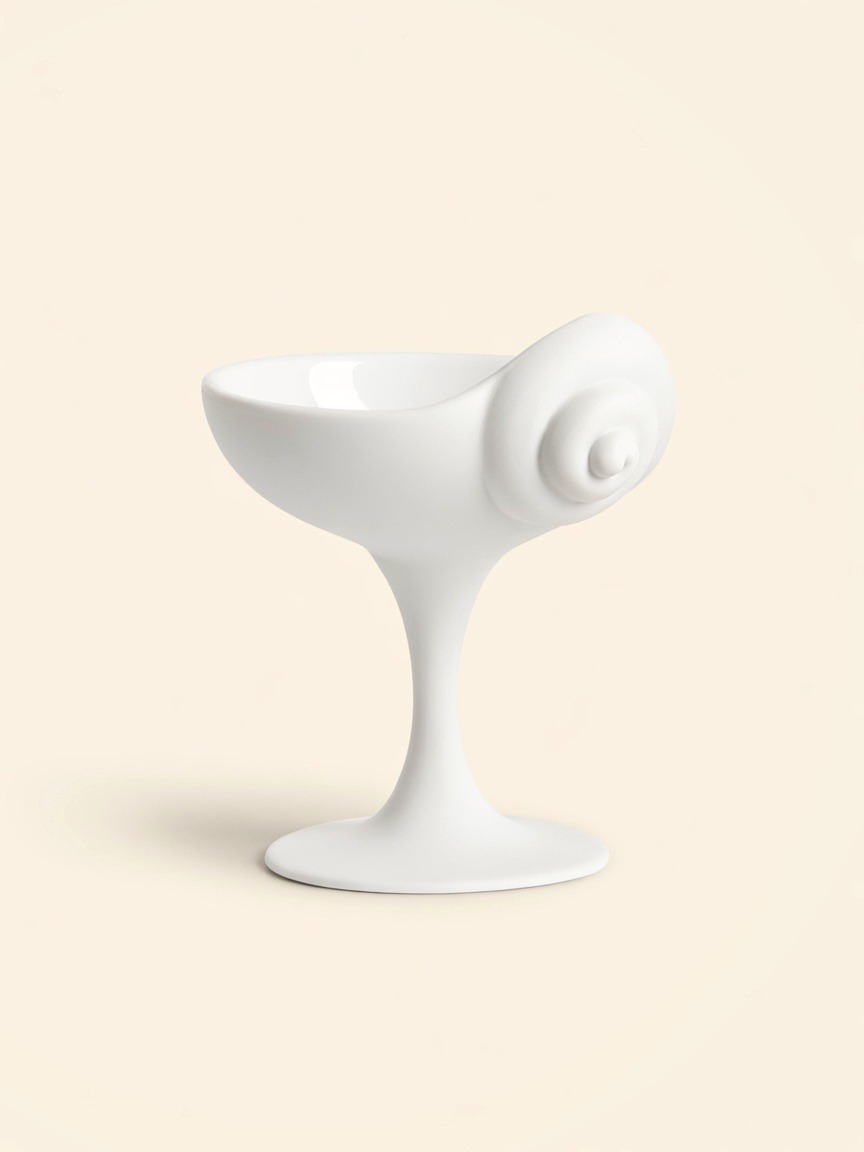 Jessica McCormack — Shell Scoop Bowl, White
