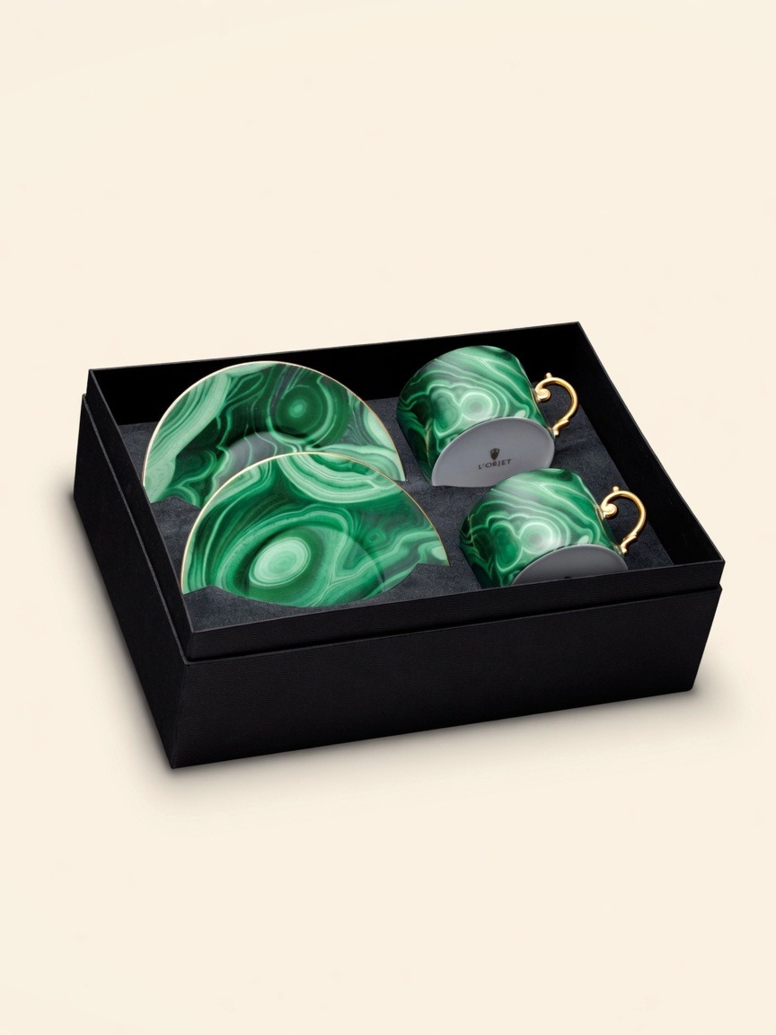 Malachite — чайные пары, 2 шт.