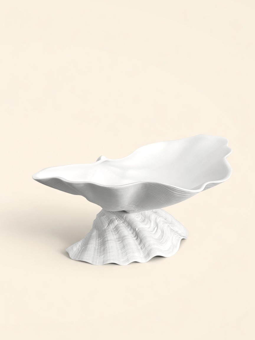Neptune — Large Bowl, White