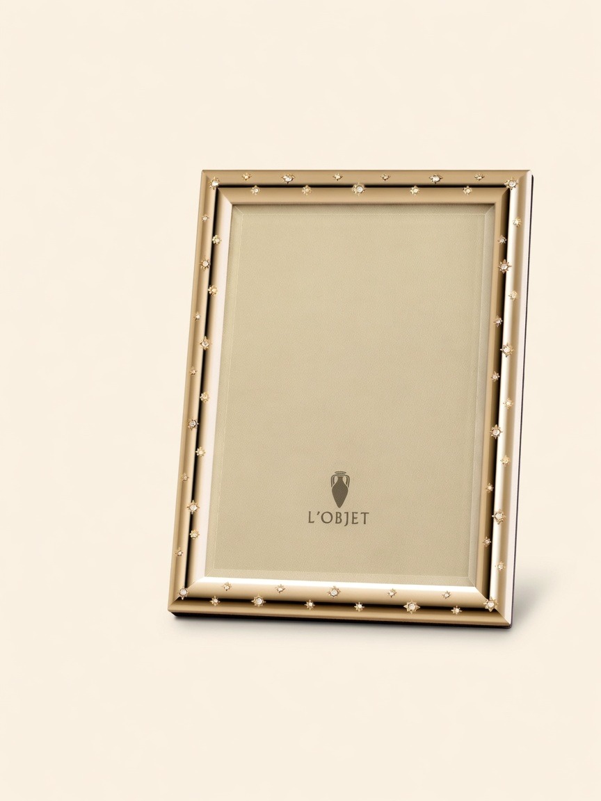 Stars — Frame for 4×6 Photo, Gold