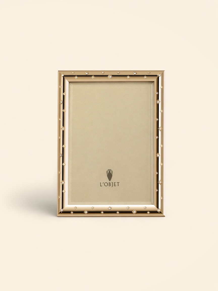 Stars — Frame for 5×7 Photo, Gold
