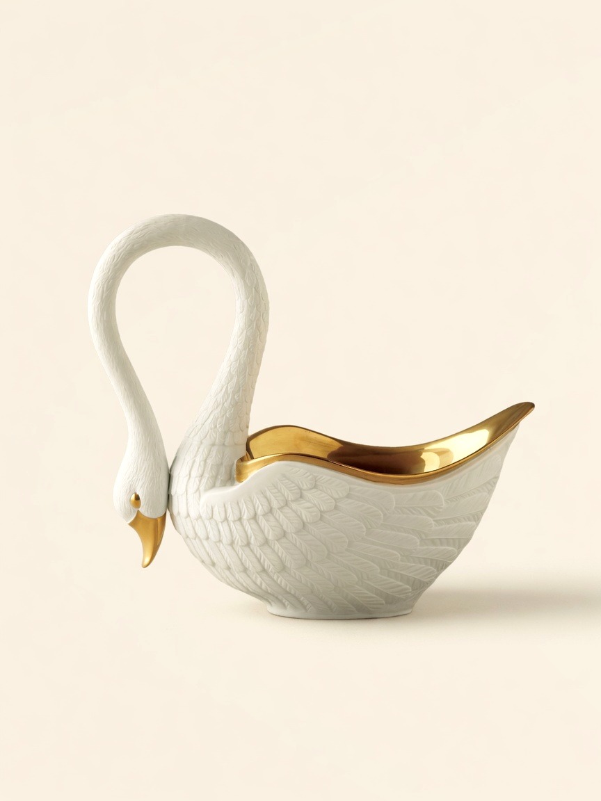 Swan — Medium Bowl, White