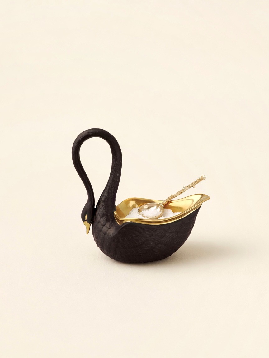 Swan — Salt Cellar, Black