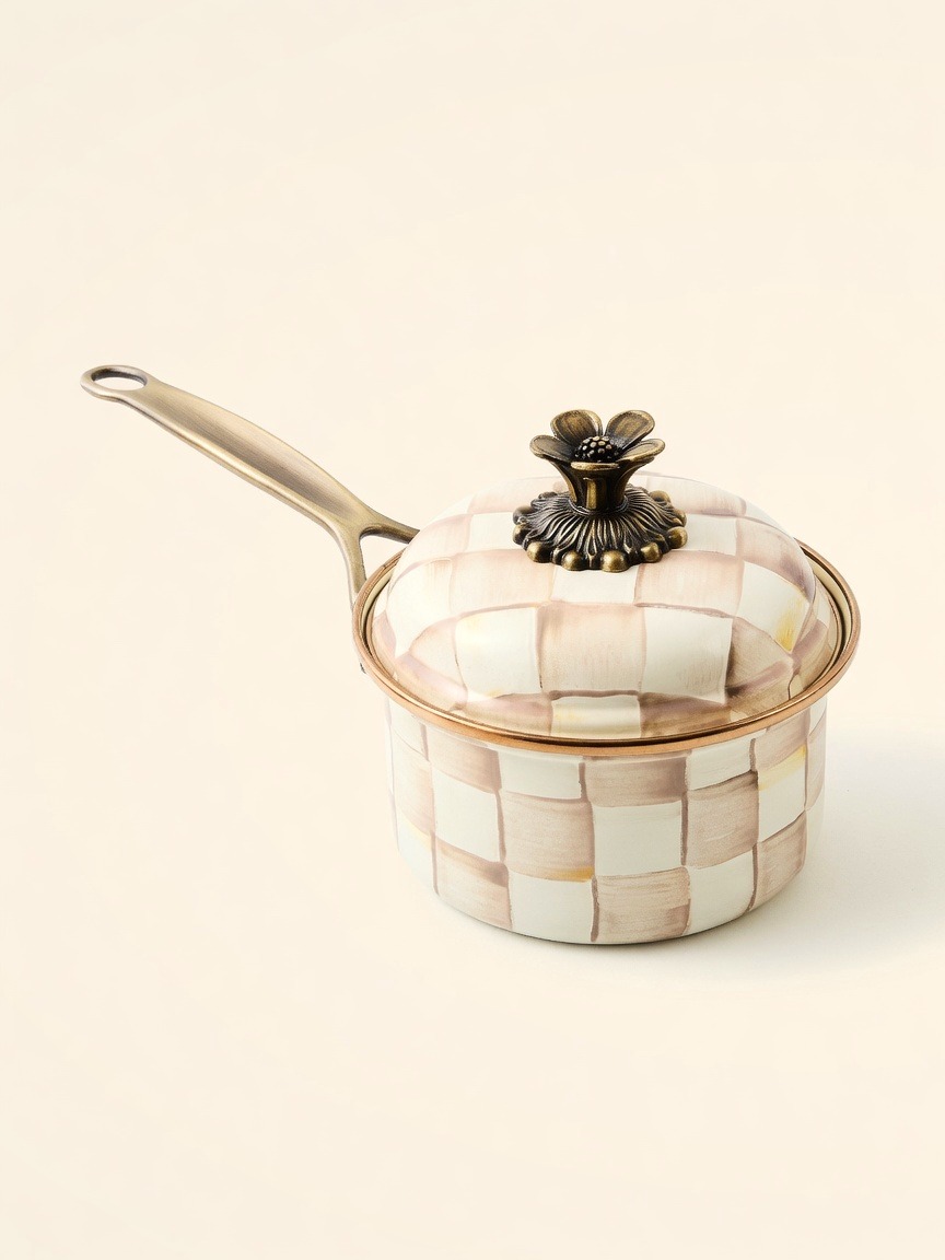 Mocha Check — Saucepan, 0.95 L