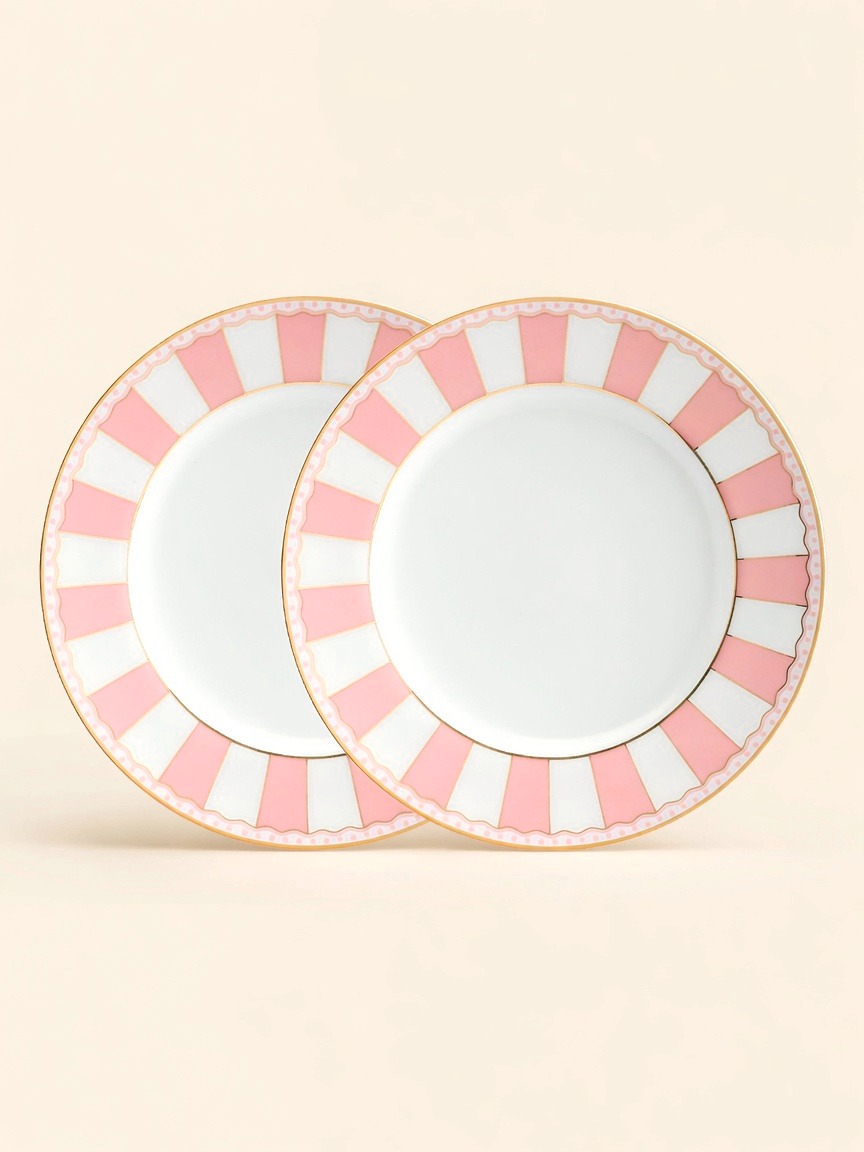 Carnival Pink — десертные тарелки, 21 см