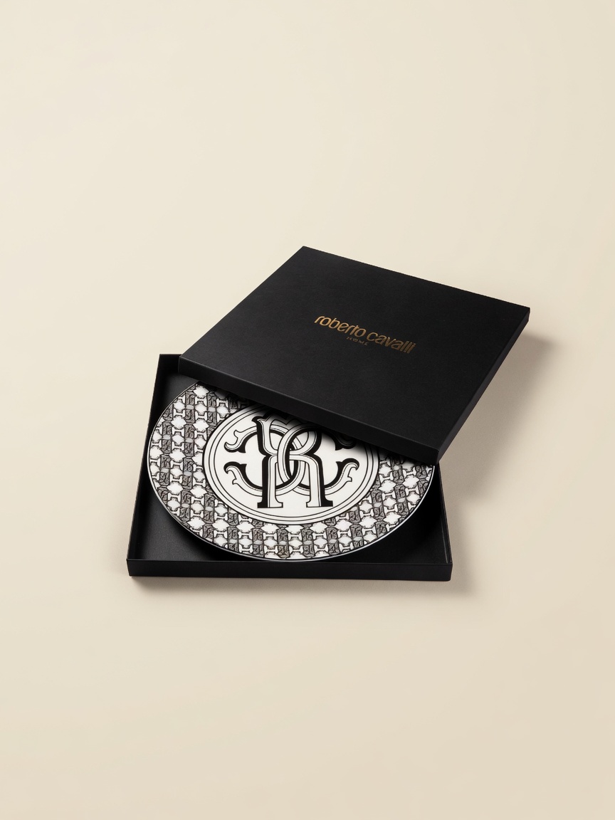 Monogram Black — подстановочная тарелка Ø 32 см
