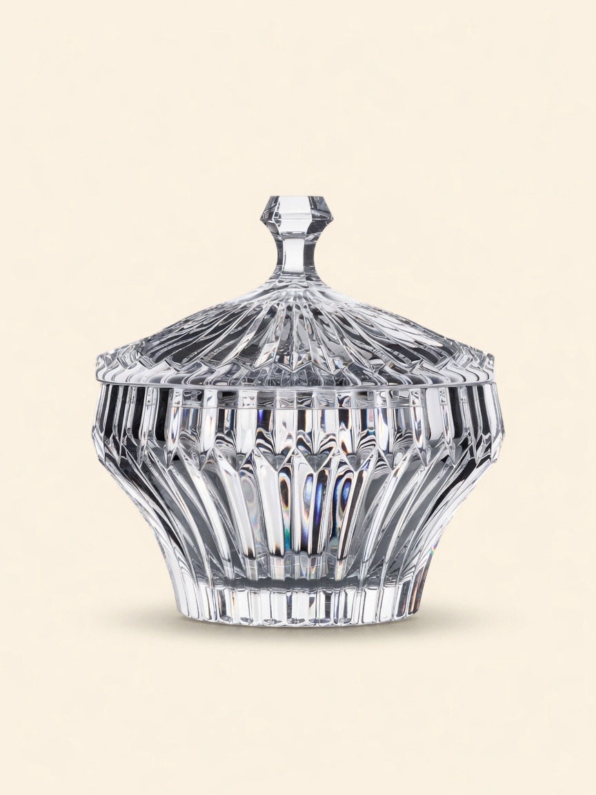 Crown Jewel — Bowl with Cover, 19 cm