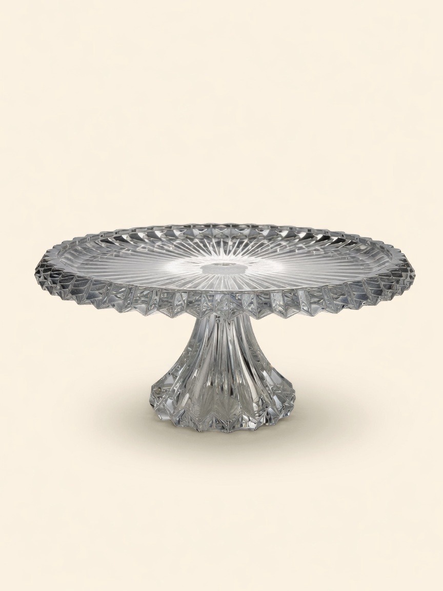 Crown Jewel — Footed Cake Plate, 33 cm