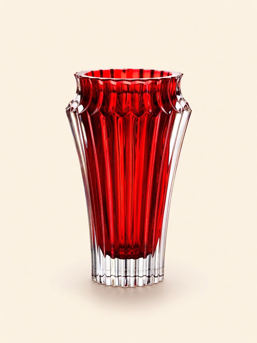 Crown Jewel — Vase, 25 cm, Red