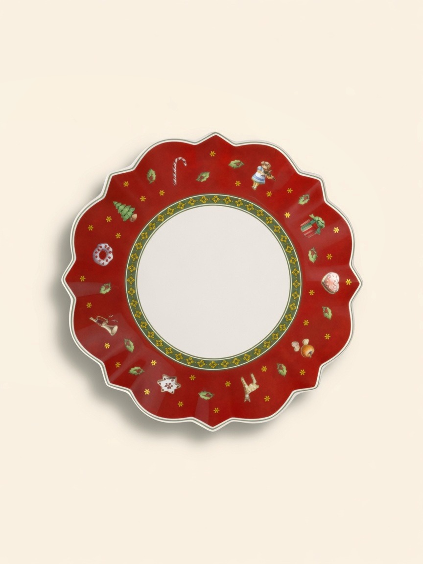 Toy's Delight — Bread Plate, Red