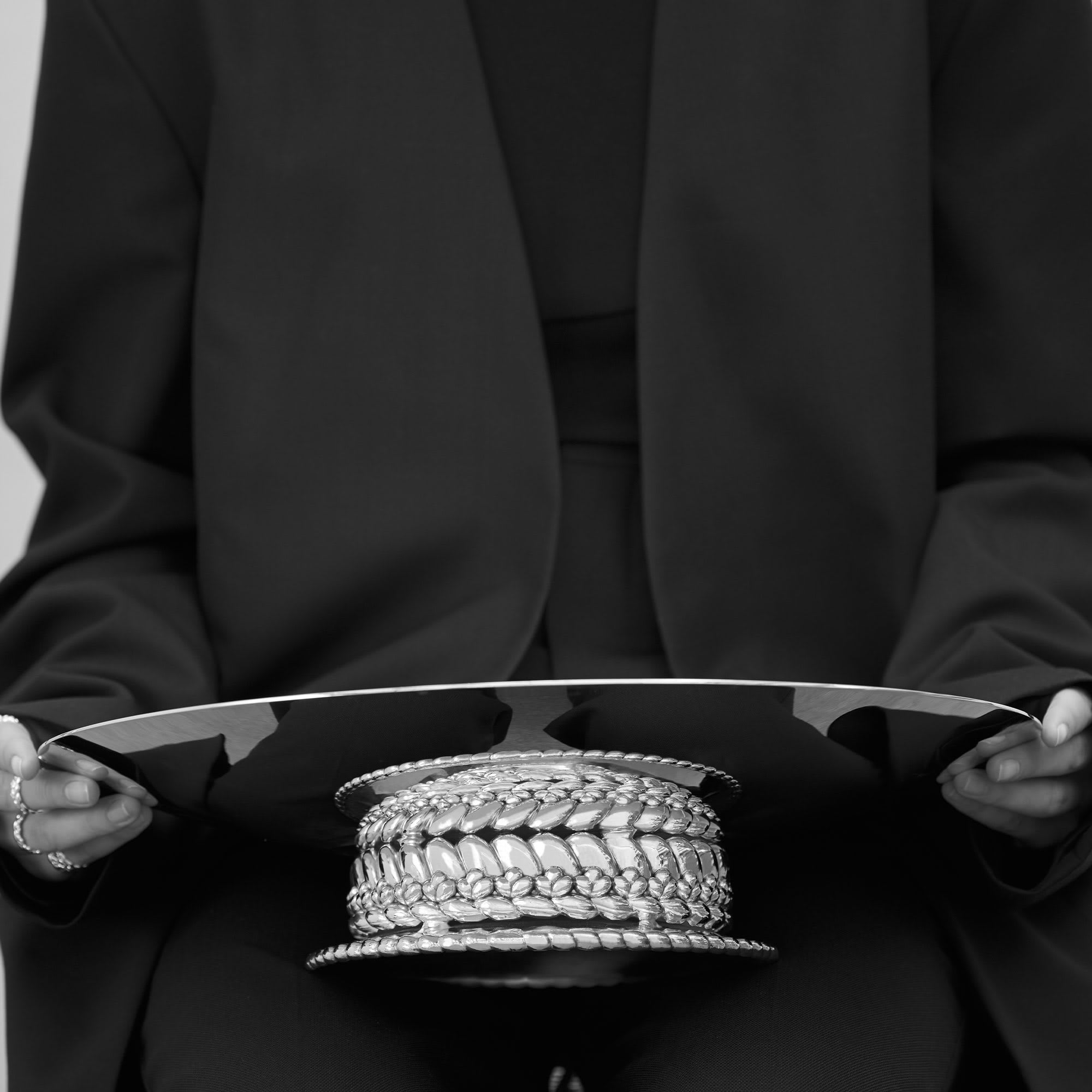 Silver Plated Centerpiece — Babylone 2