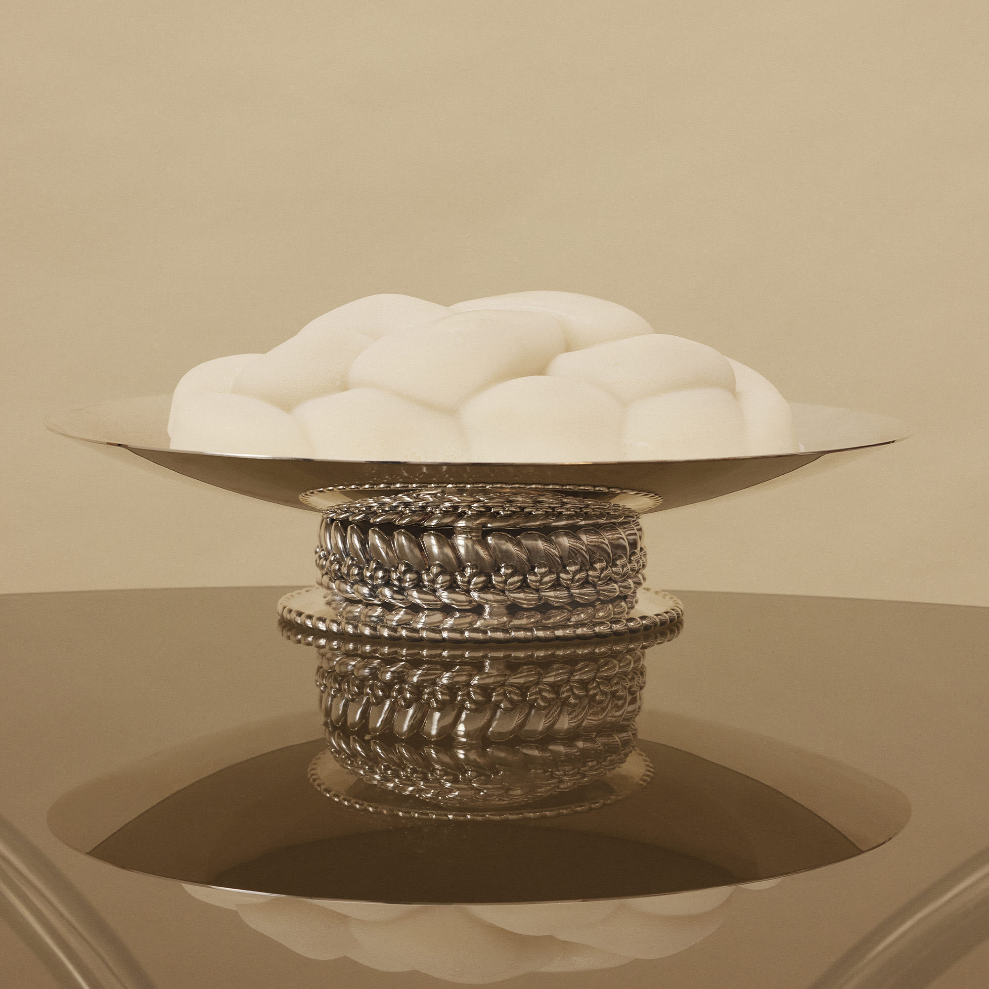 Silver Plated Centerpiece — Babylone 3