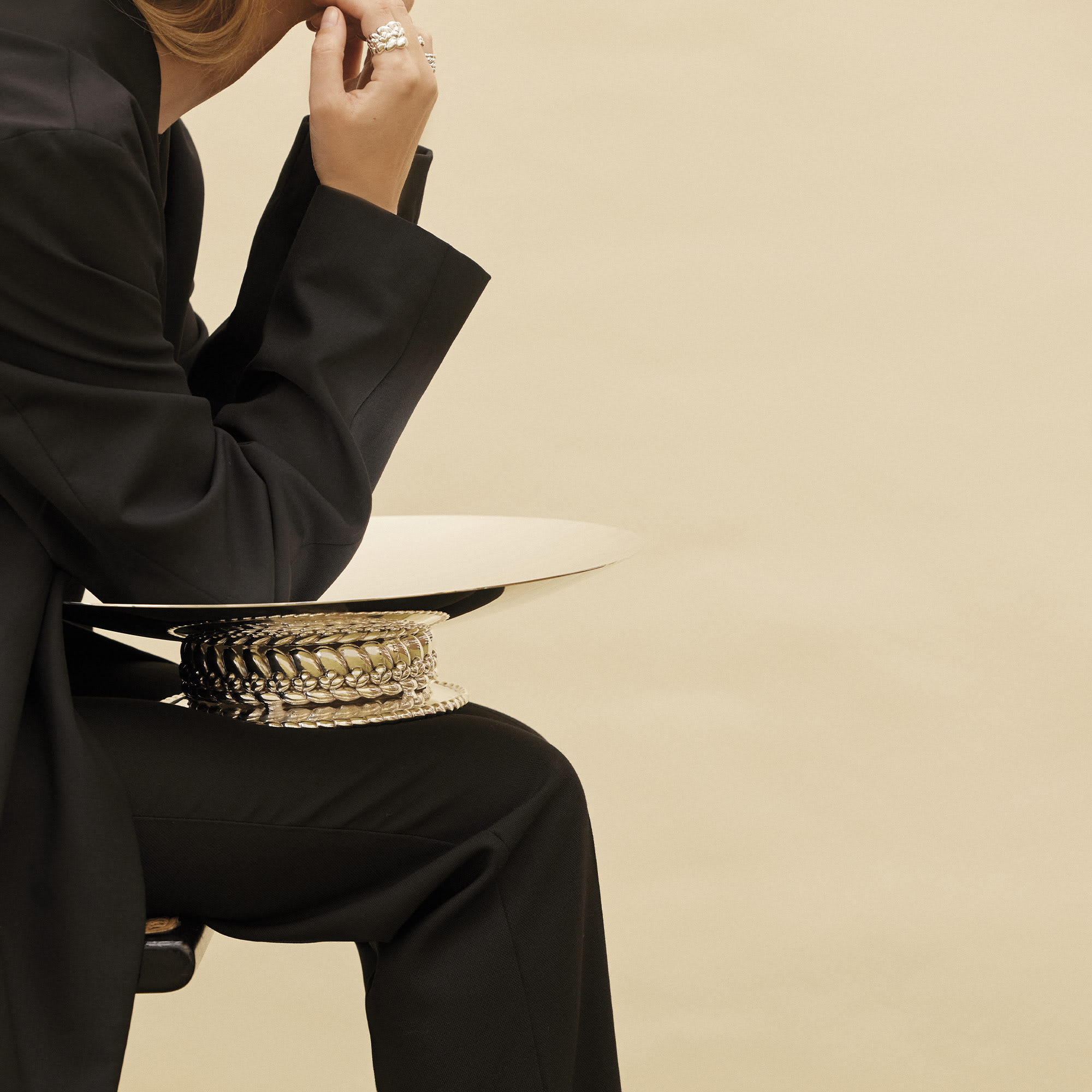 Silver Plated Centerpiece — Babylone 4