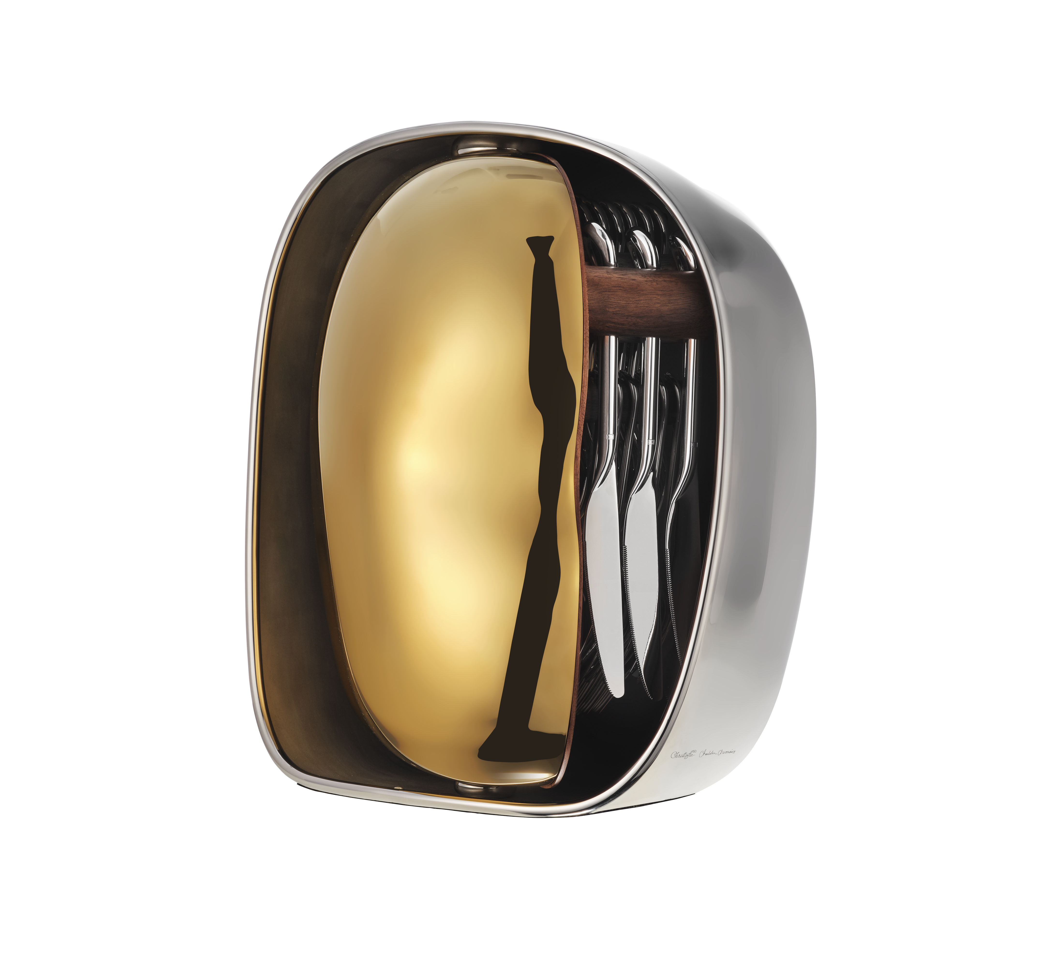 Столовый набор с посеребрением, 24 предмета, с раковиной — Carrousel 3