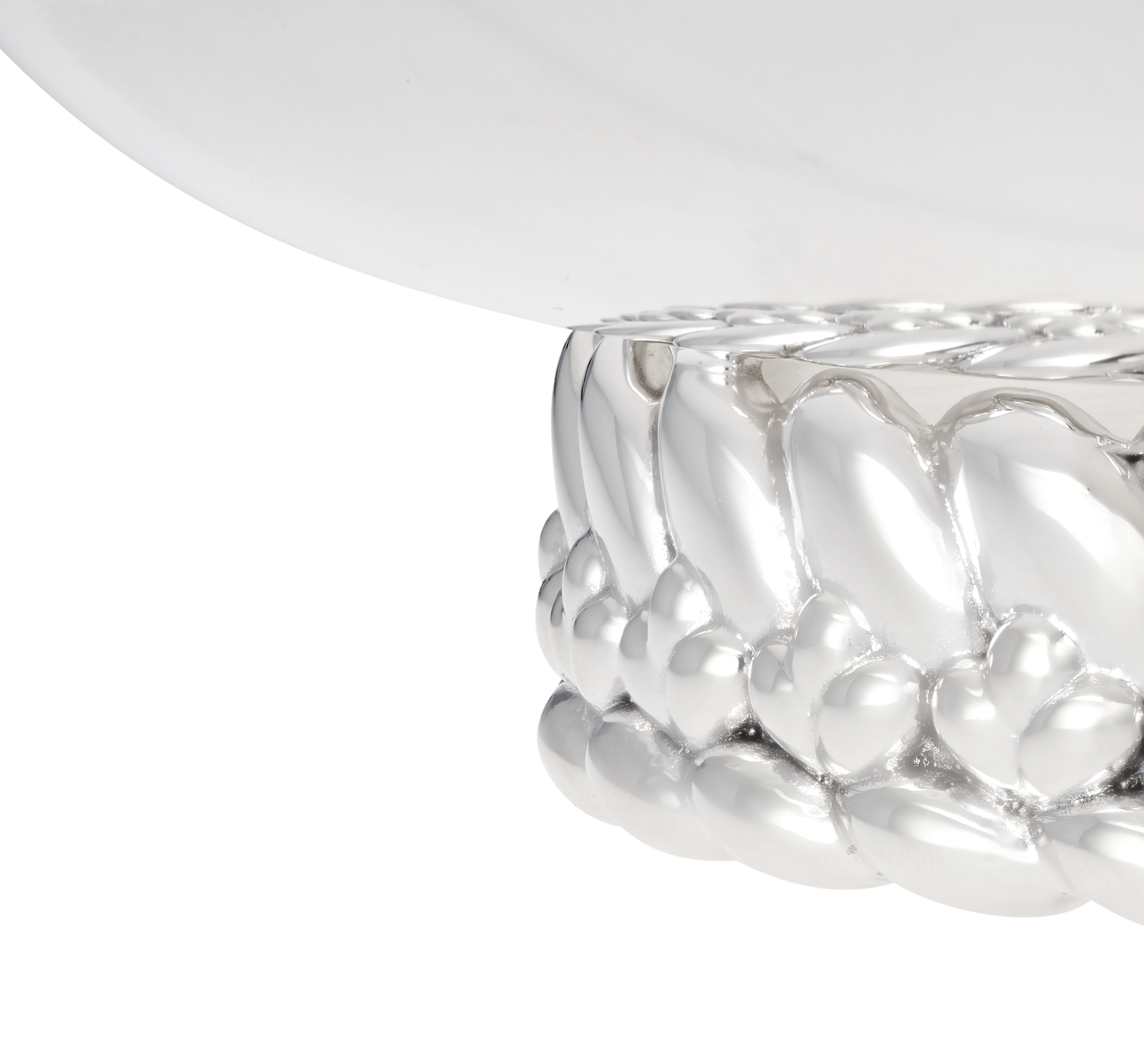 Large Silver Plated Bowl — Babylone 3