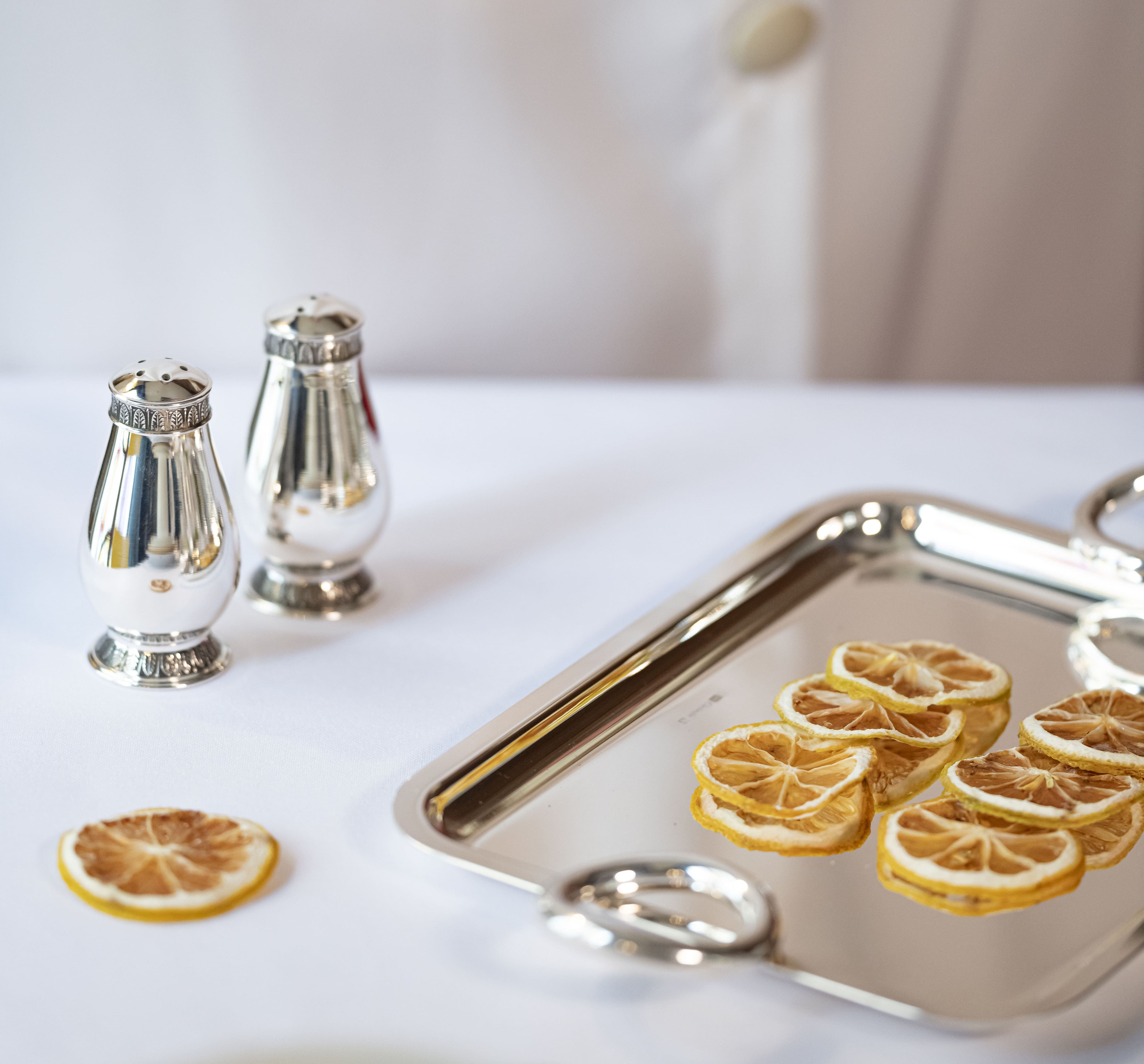 Набор для соли и перца с посеребрением — Malmaison 2