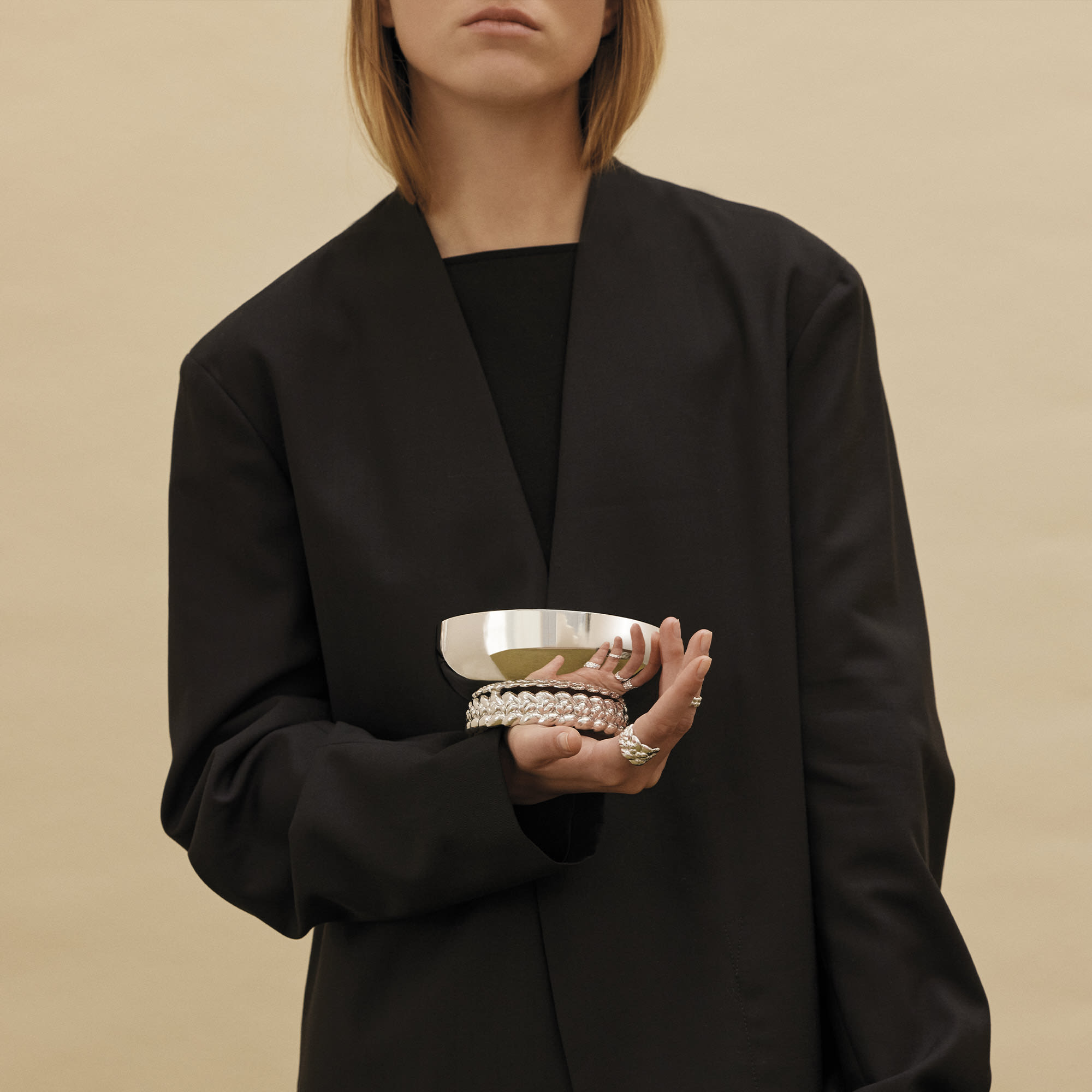 Small Silver Plated Bowl — Babylone 2