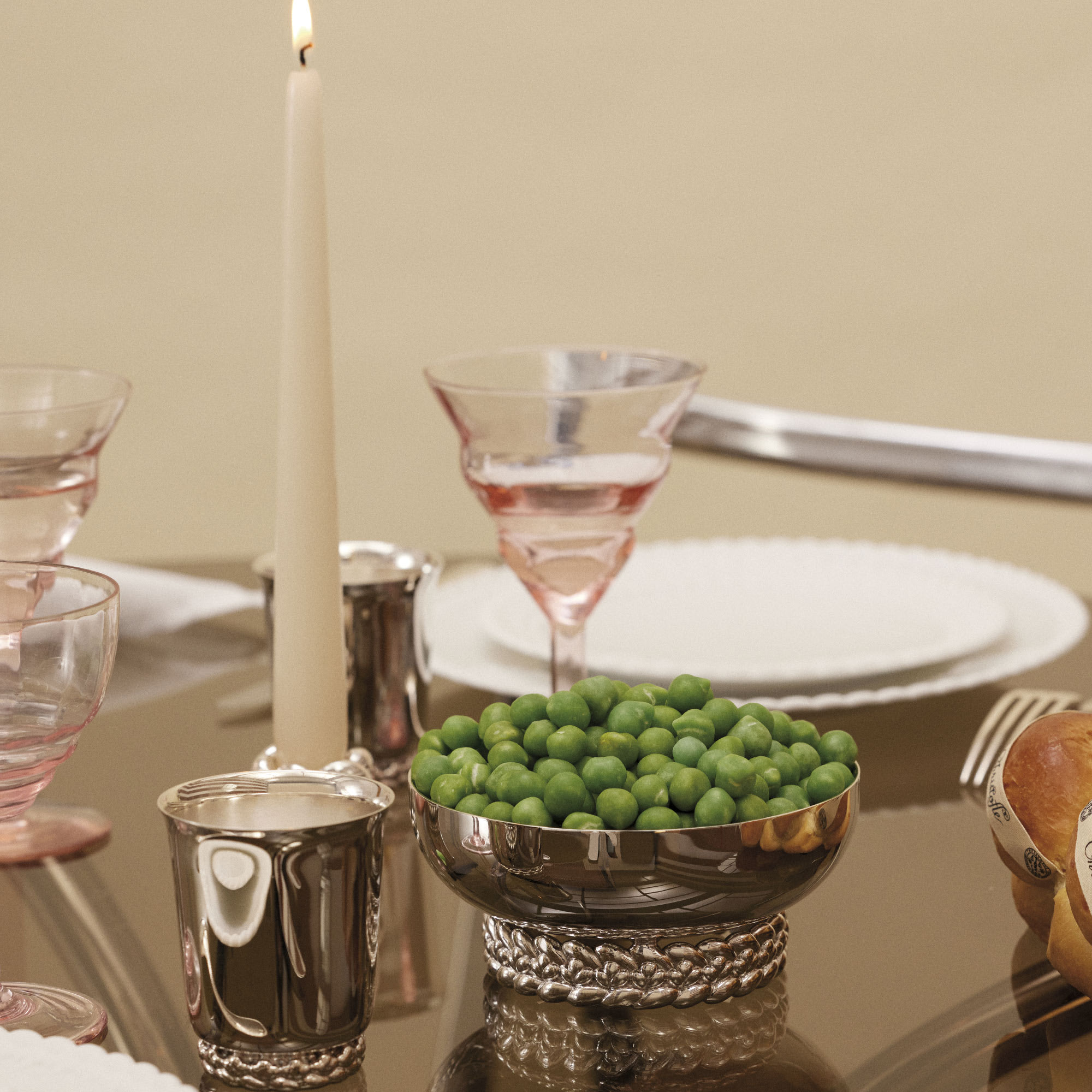 Small Silver Plated Bowl — Babylone 3