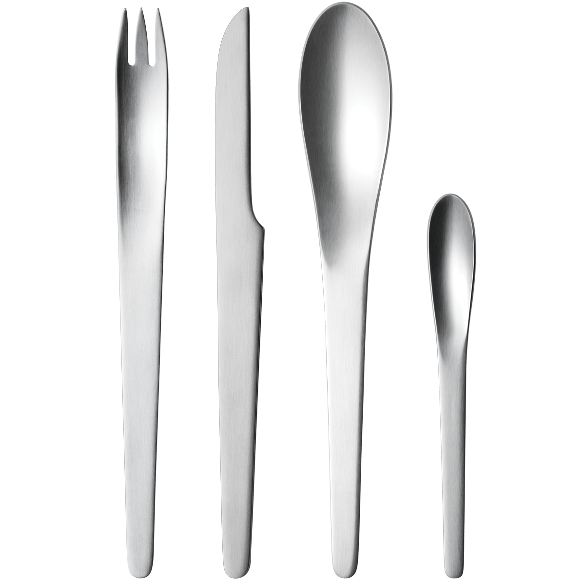 Chrome Contours — Arne Jacobsen Подарочный набор, 24 Pcs