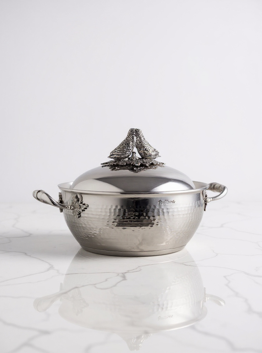 Кастрюля Шеф с купольной крышкой — Lovebirds Edition — 24 см