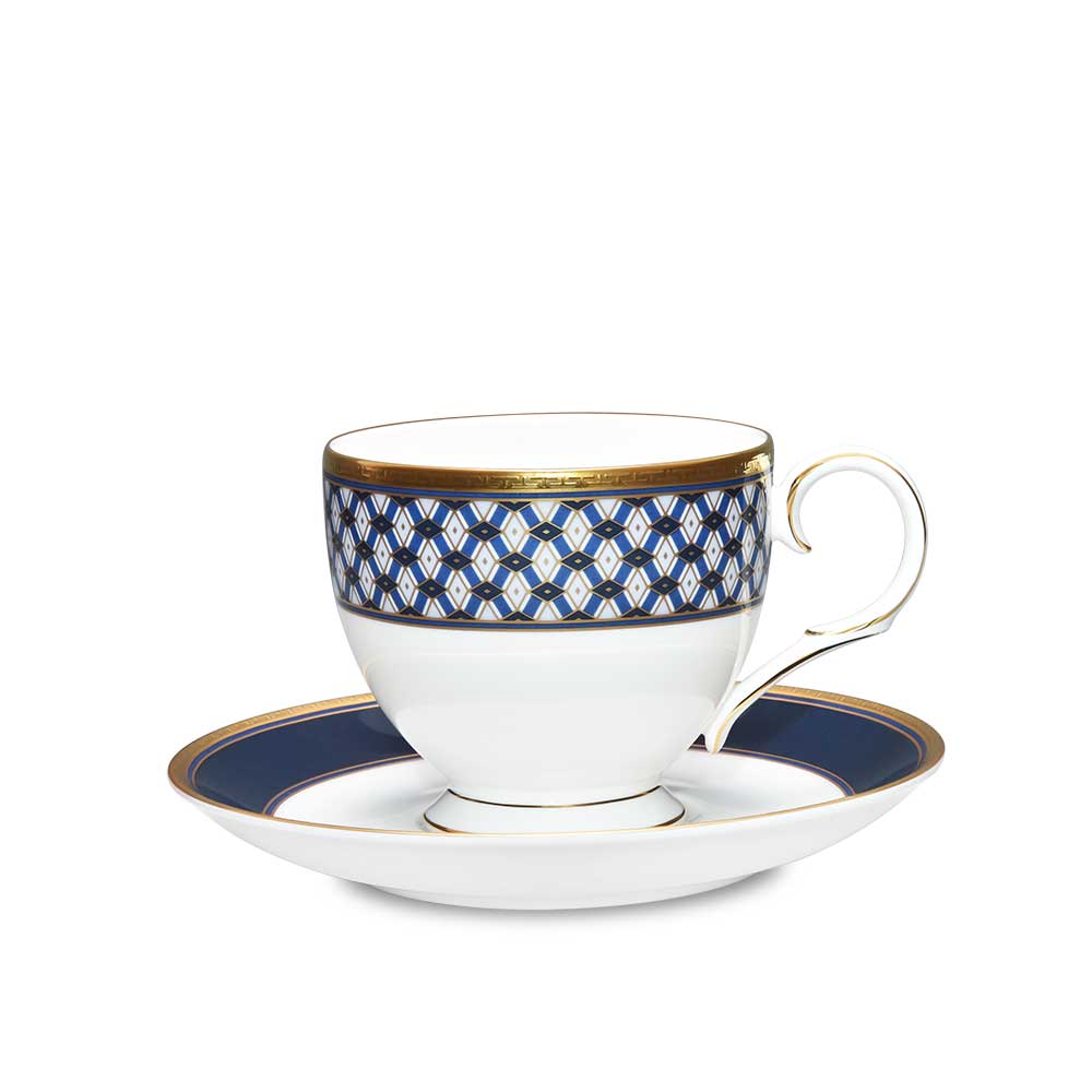 Blueshire Dinner and Tea set for 6 people by Noritake. 2
