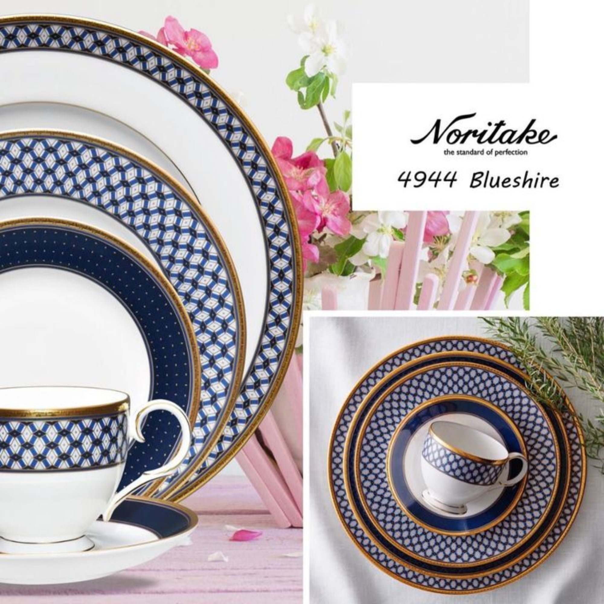 Blueshire Dinner & Tea Set for 6 2