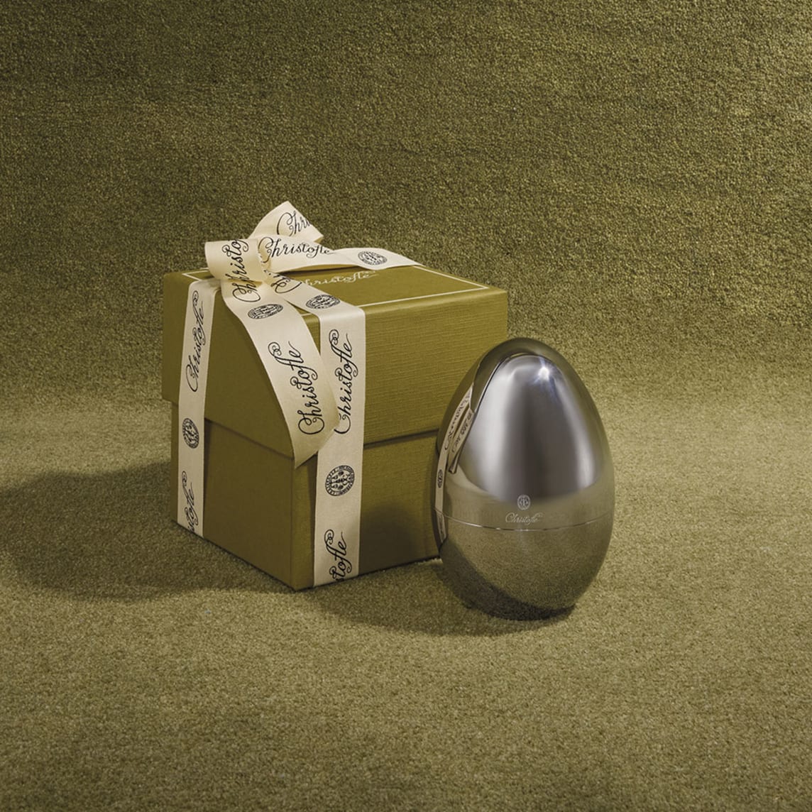 Christofle 6-Piece Silver-Plated Espresso Spoon Set with Chest 2