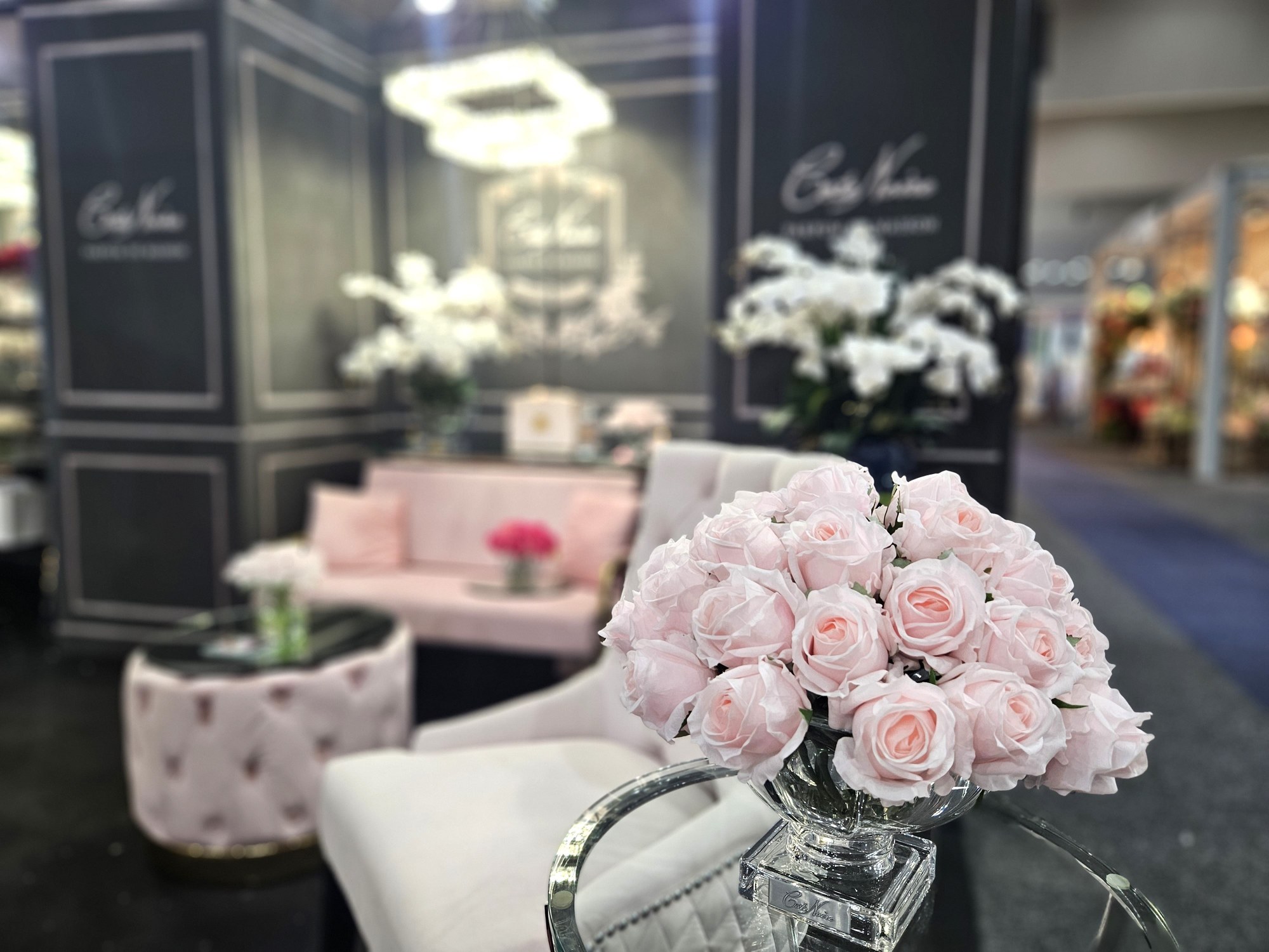 Centrepiece — 37 Rose Buds, French Pink 3