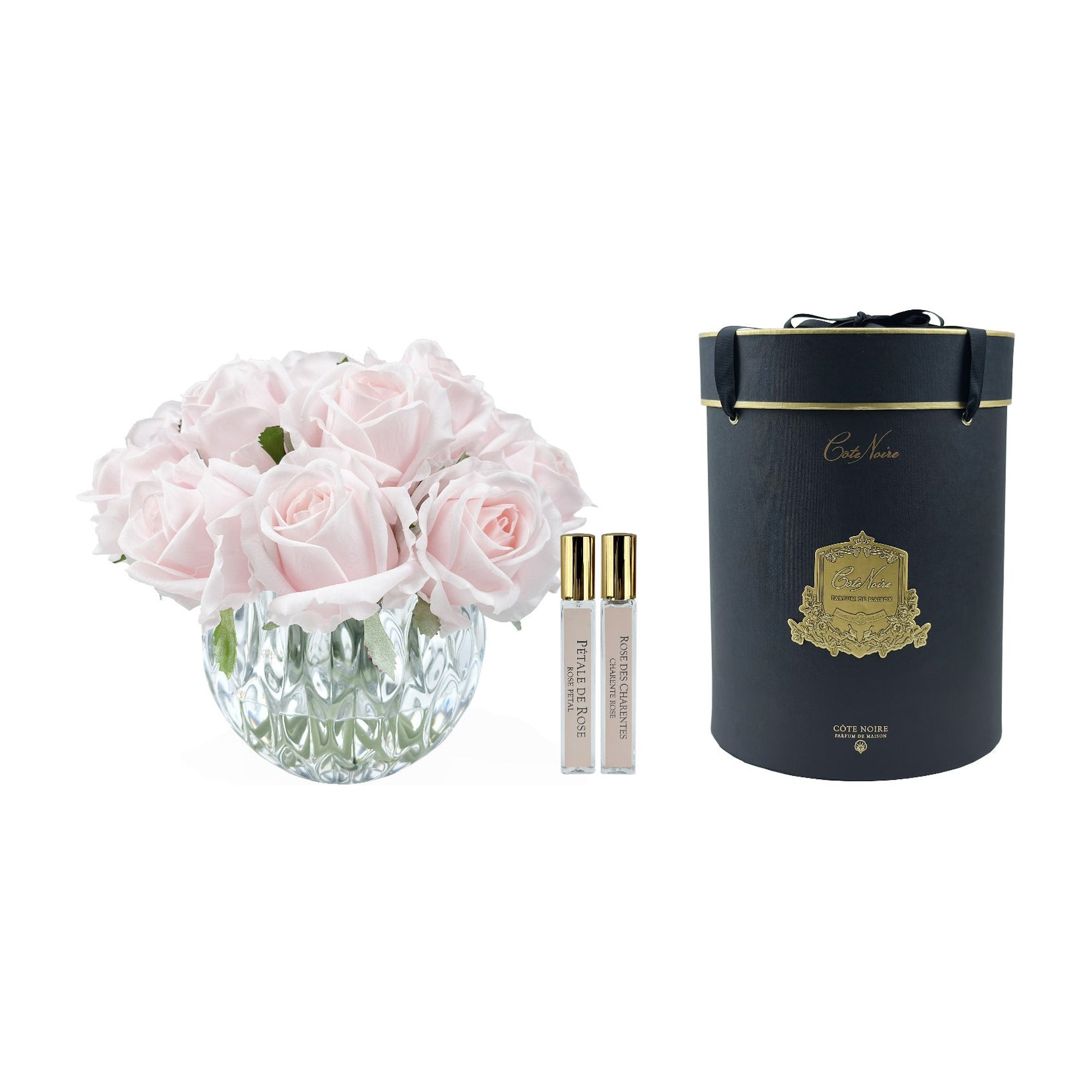 Luxury Round Bouquet — 13 бутонов роз, французский розовый 2