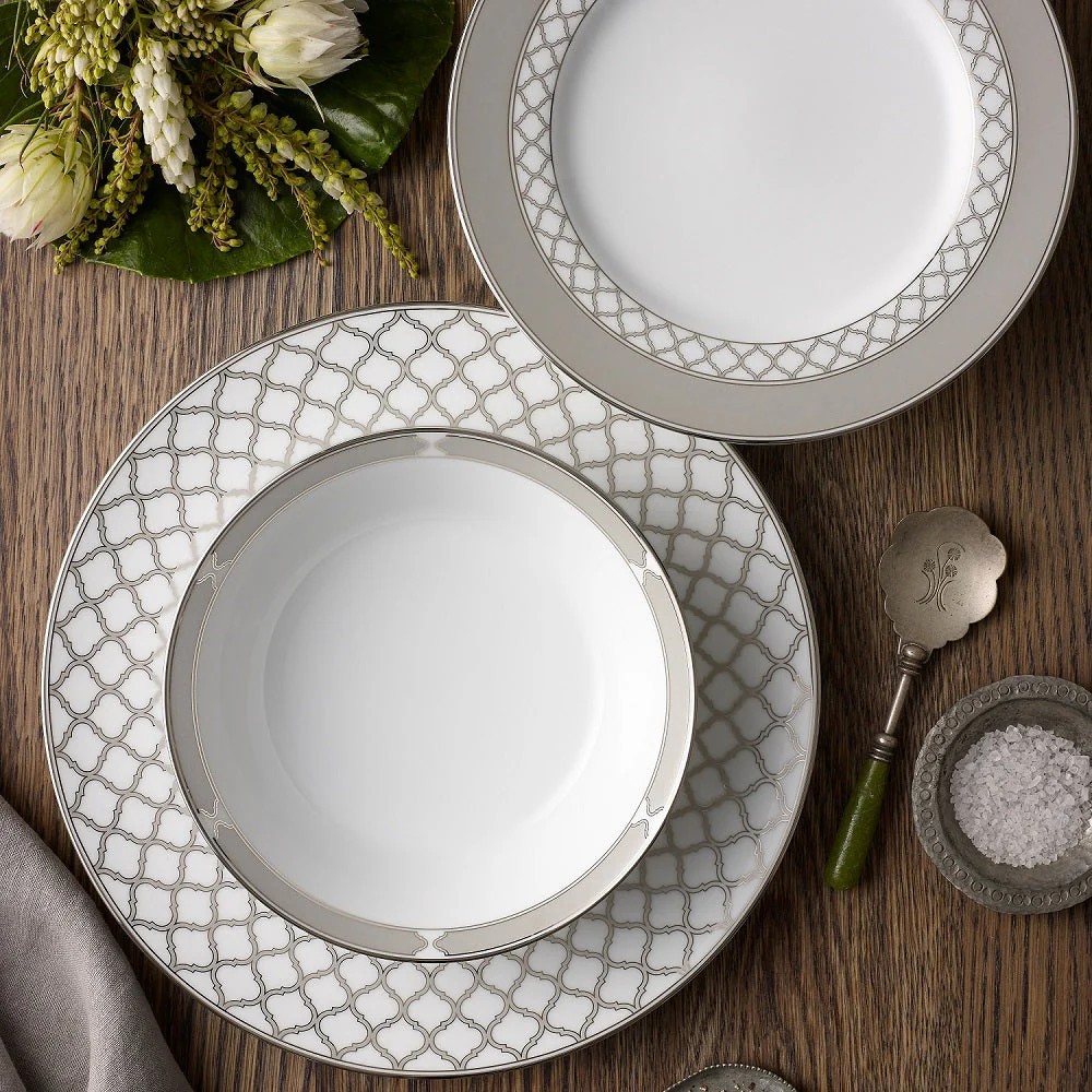 Eternal Palace Platinum Dinner Set for One – 5 pcs by Noritake. 2