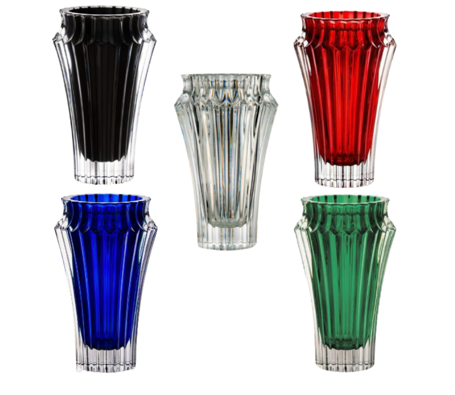 Crown Jewel Vase, 25 cm, Black 2