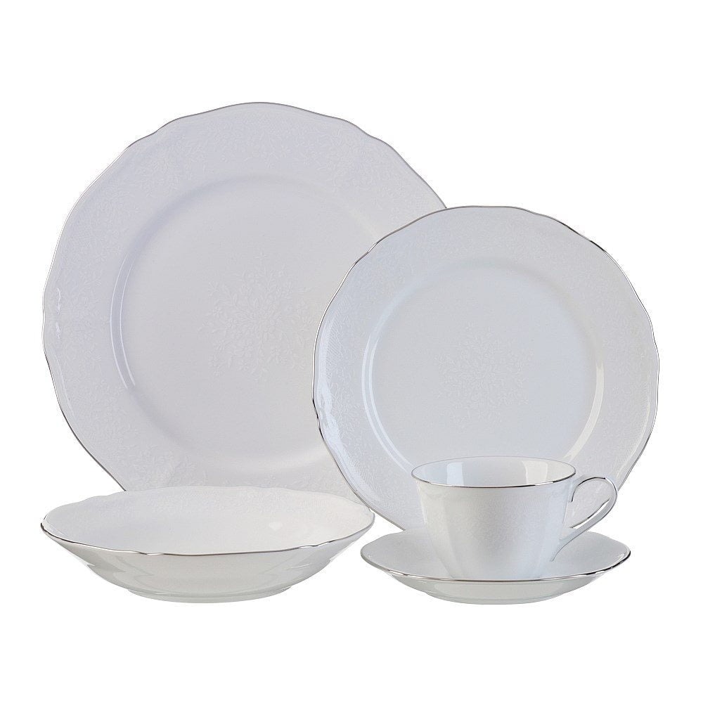 Princess Bouquet Platinum — столовый набор, 5 предметов