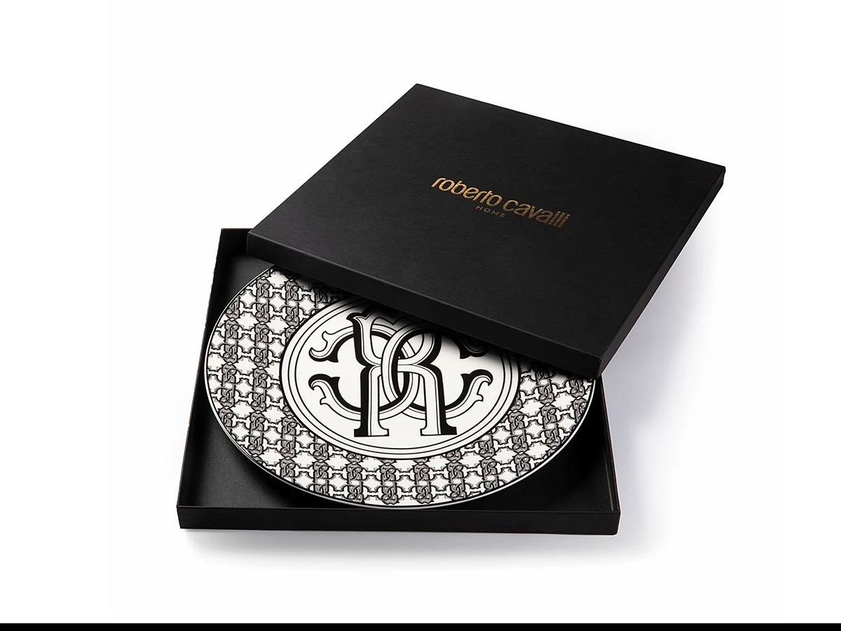 Monogram Black — Подстановочная тарелка Ø 32 cm.