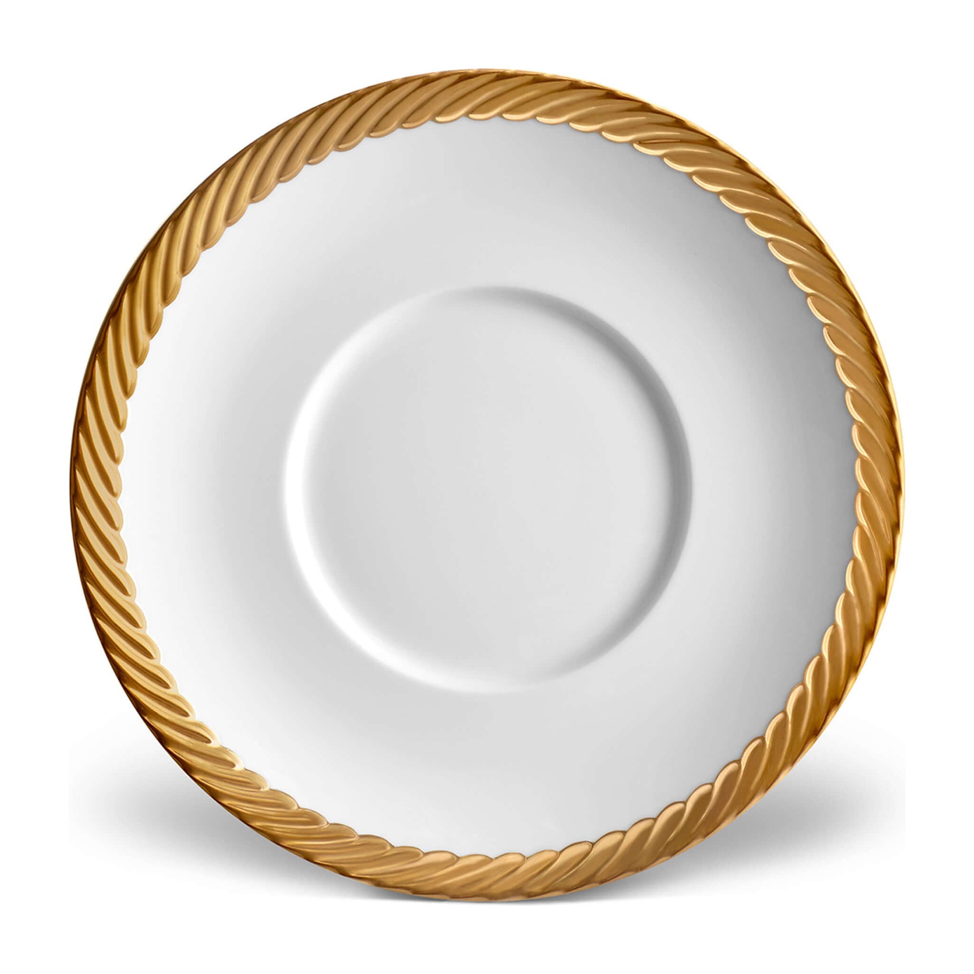 Corde — Tea Cups & Saucers, Gold, Set of 2 3
