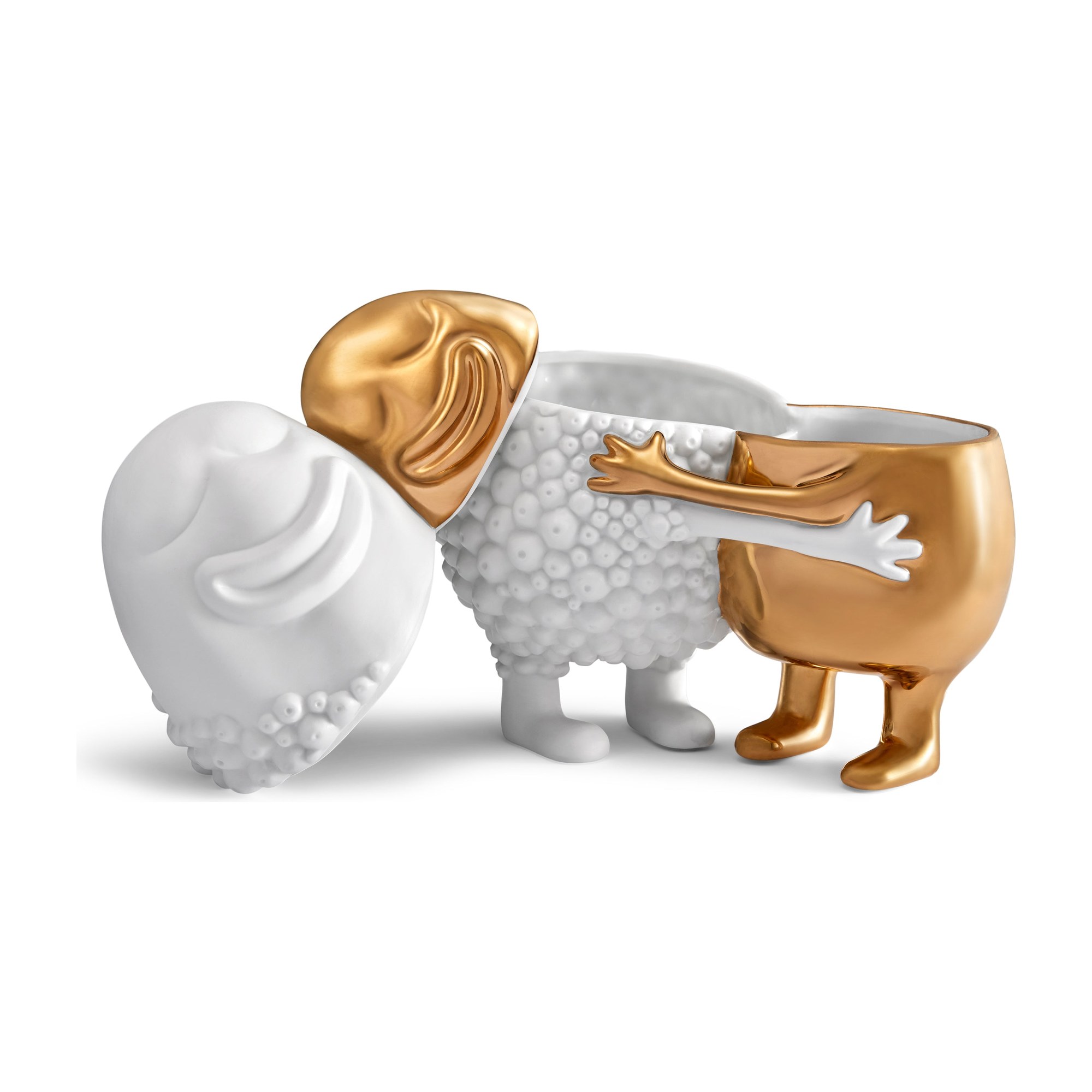 Haas Brothers — Huggers Box, White and Gold 3