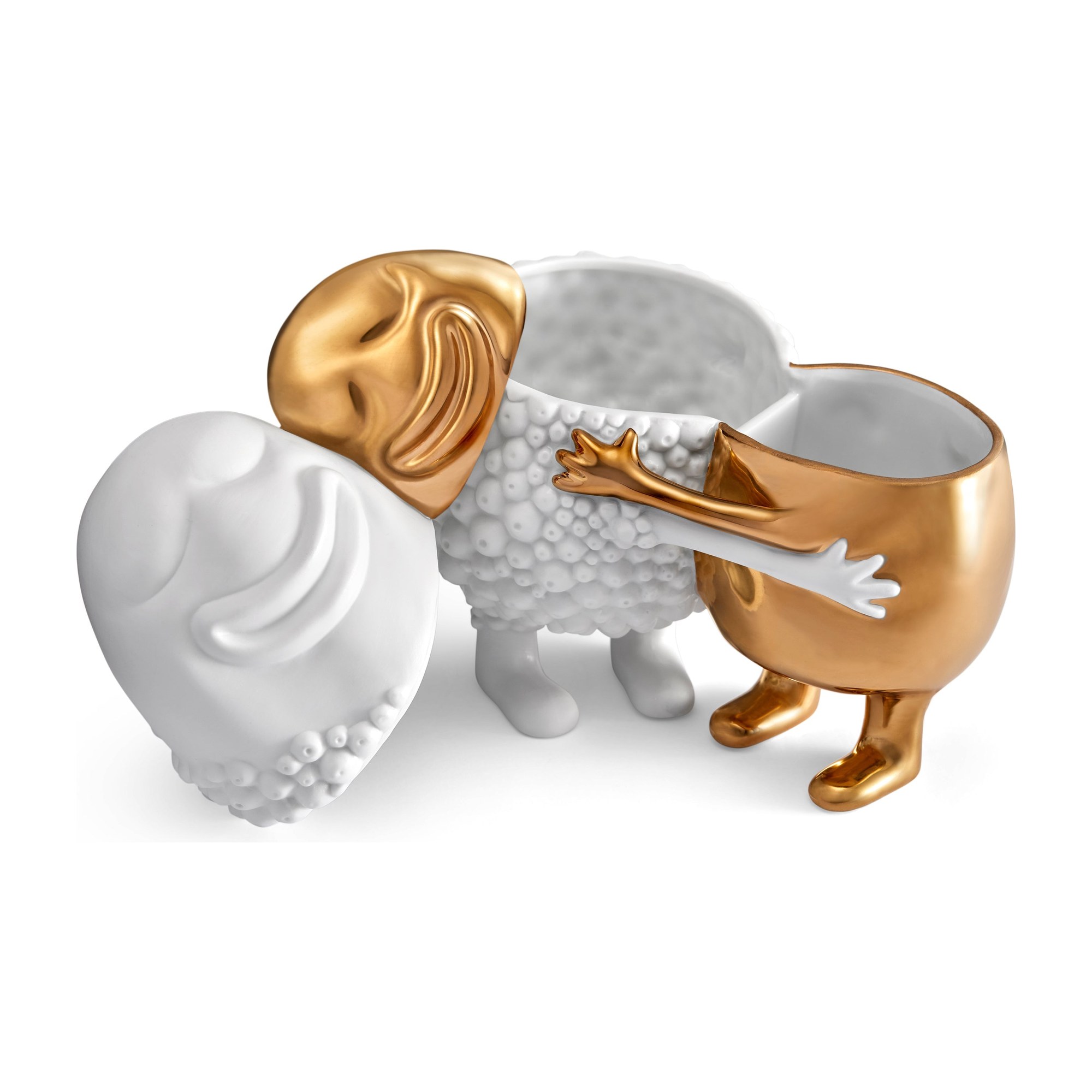 Haas Brothers — Huggers Box, White and Gold 4