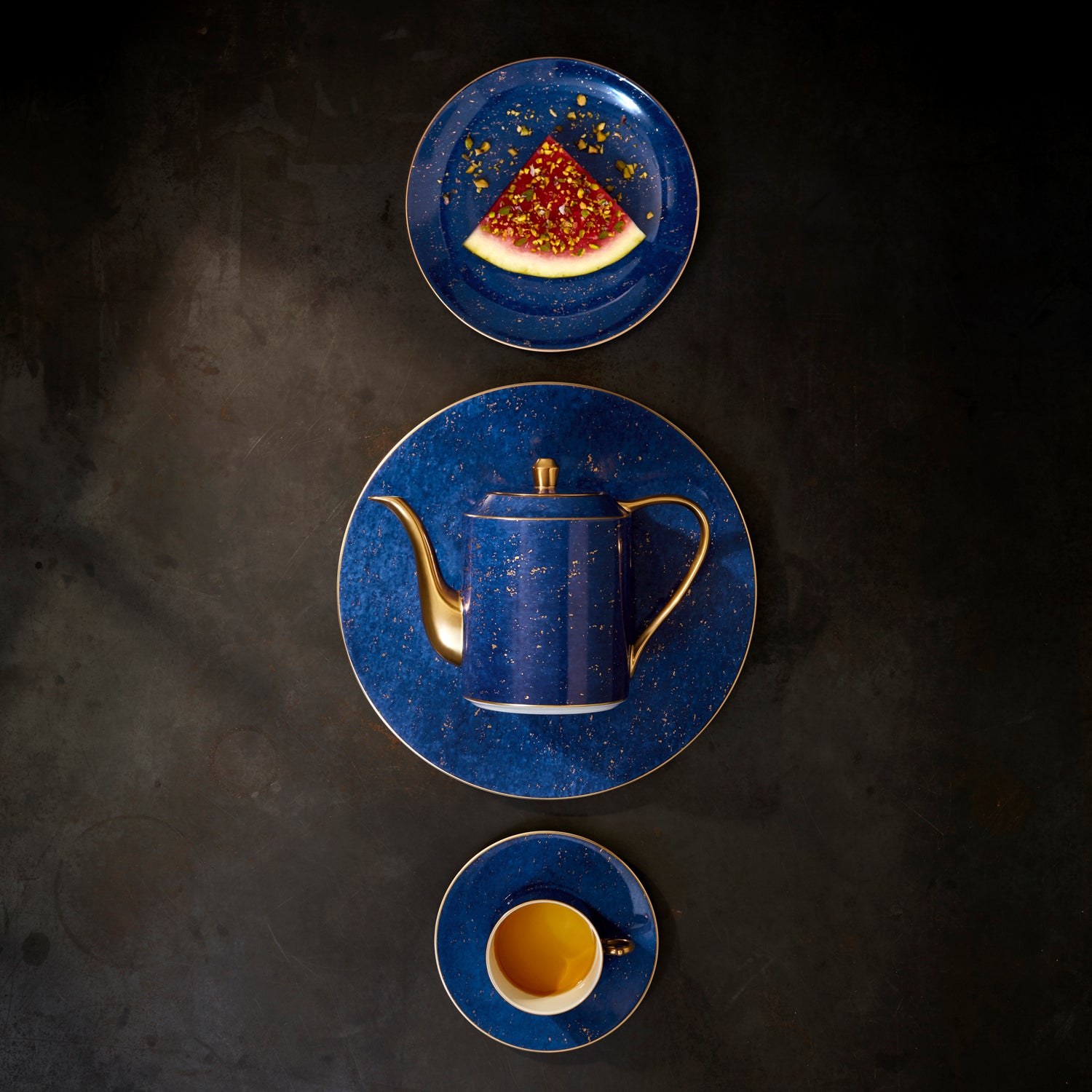 Lapis — Tea Cups & Saucers, Set of 2 3