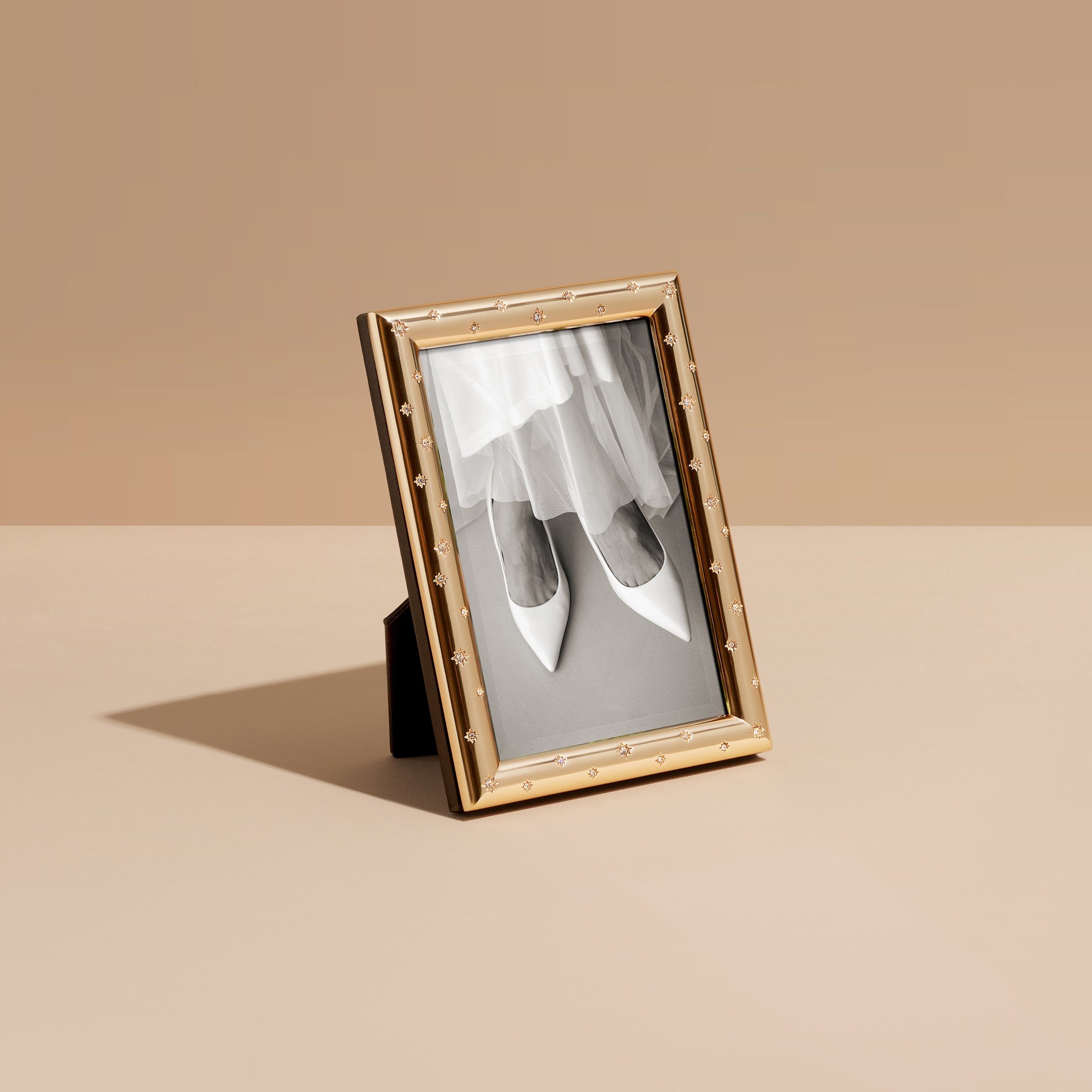 Stars — Frame for 4×6 Photo, Gold 2