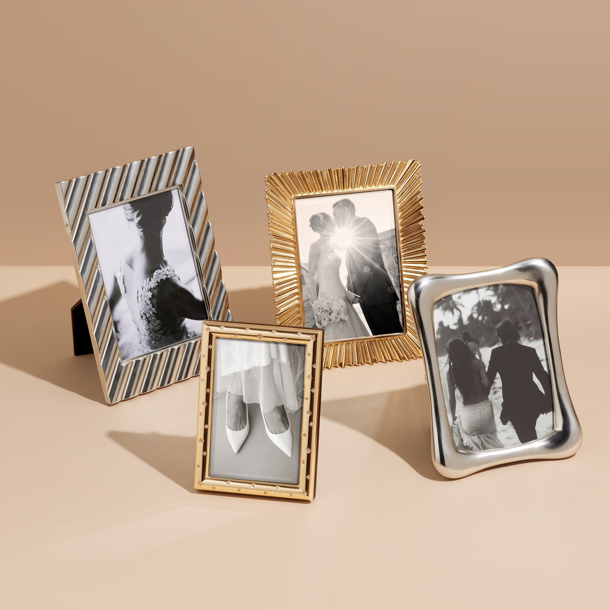 Stars — Frame for 4×6 Photo, Gold 4