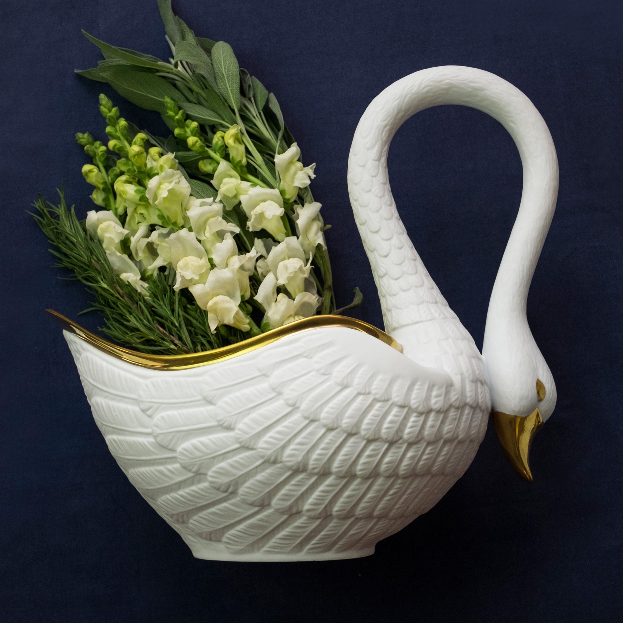 Swan — чаша средняя, белая 3