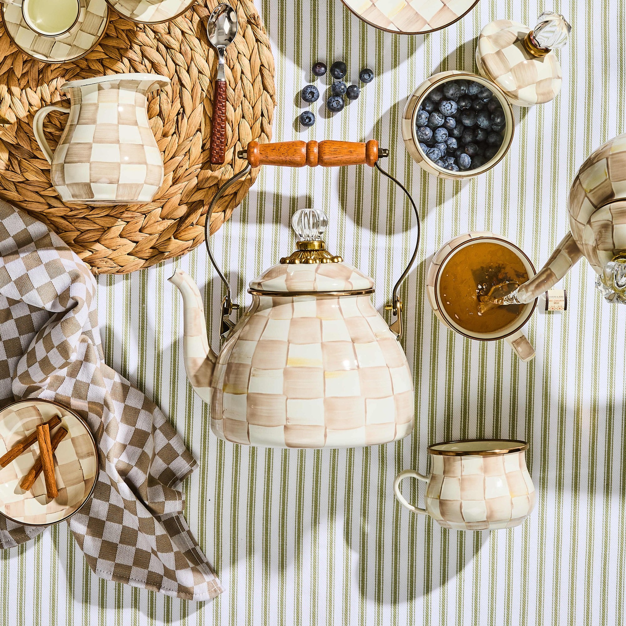 Mocha Check — Tea Kettle, 1.89 L 5